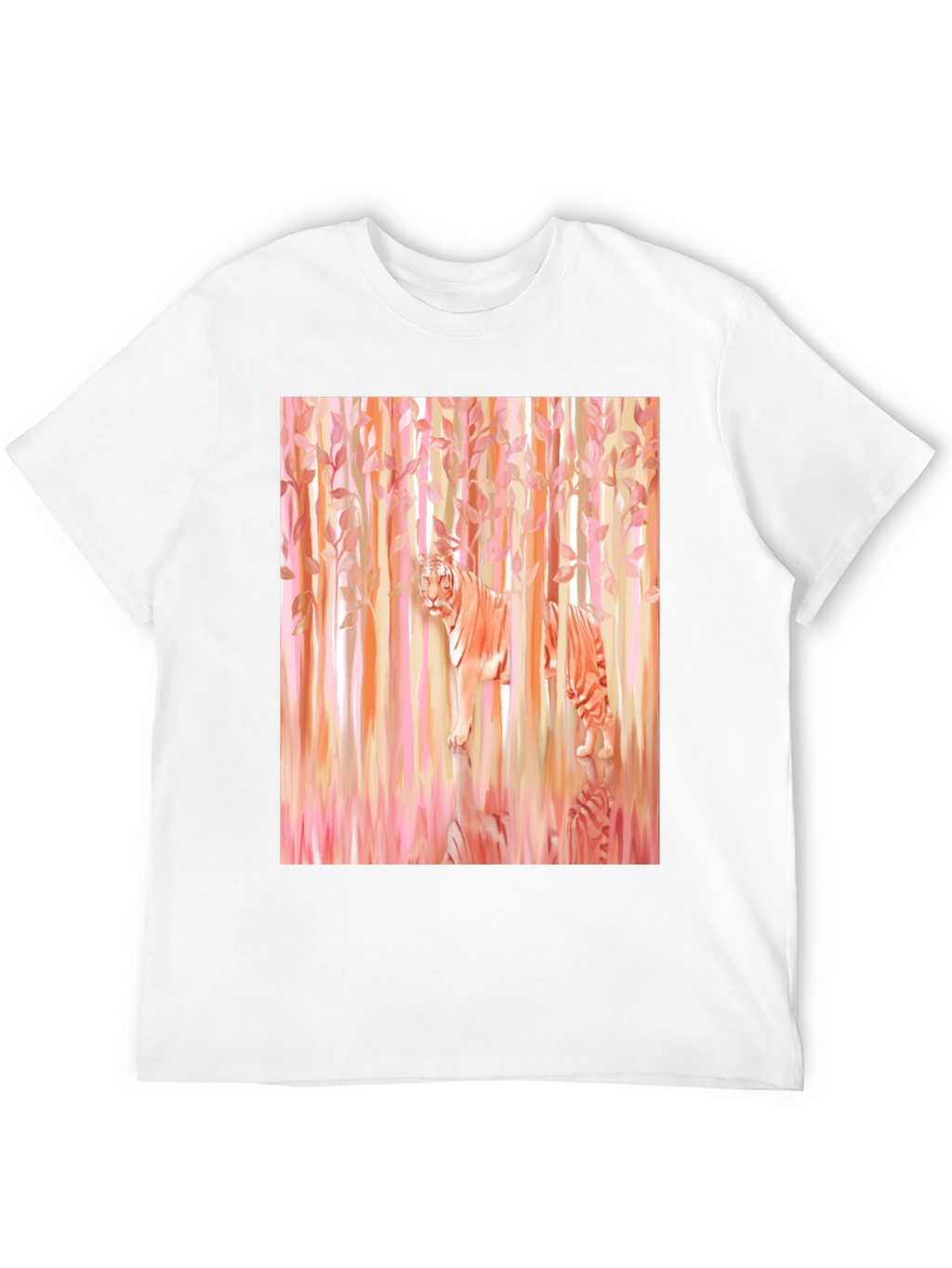 Tiger in Woods Graphic Tee - Black