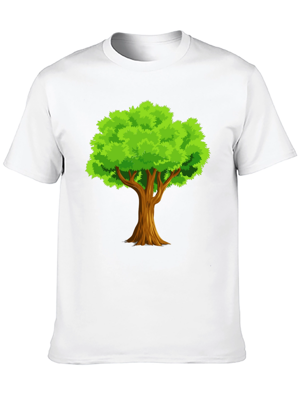 Mens Black Tree Graphic T-Shirt