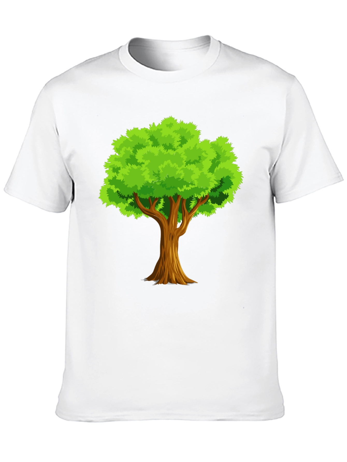 Mens Black Tree Graphic T-Shirt