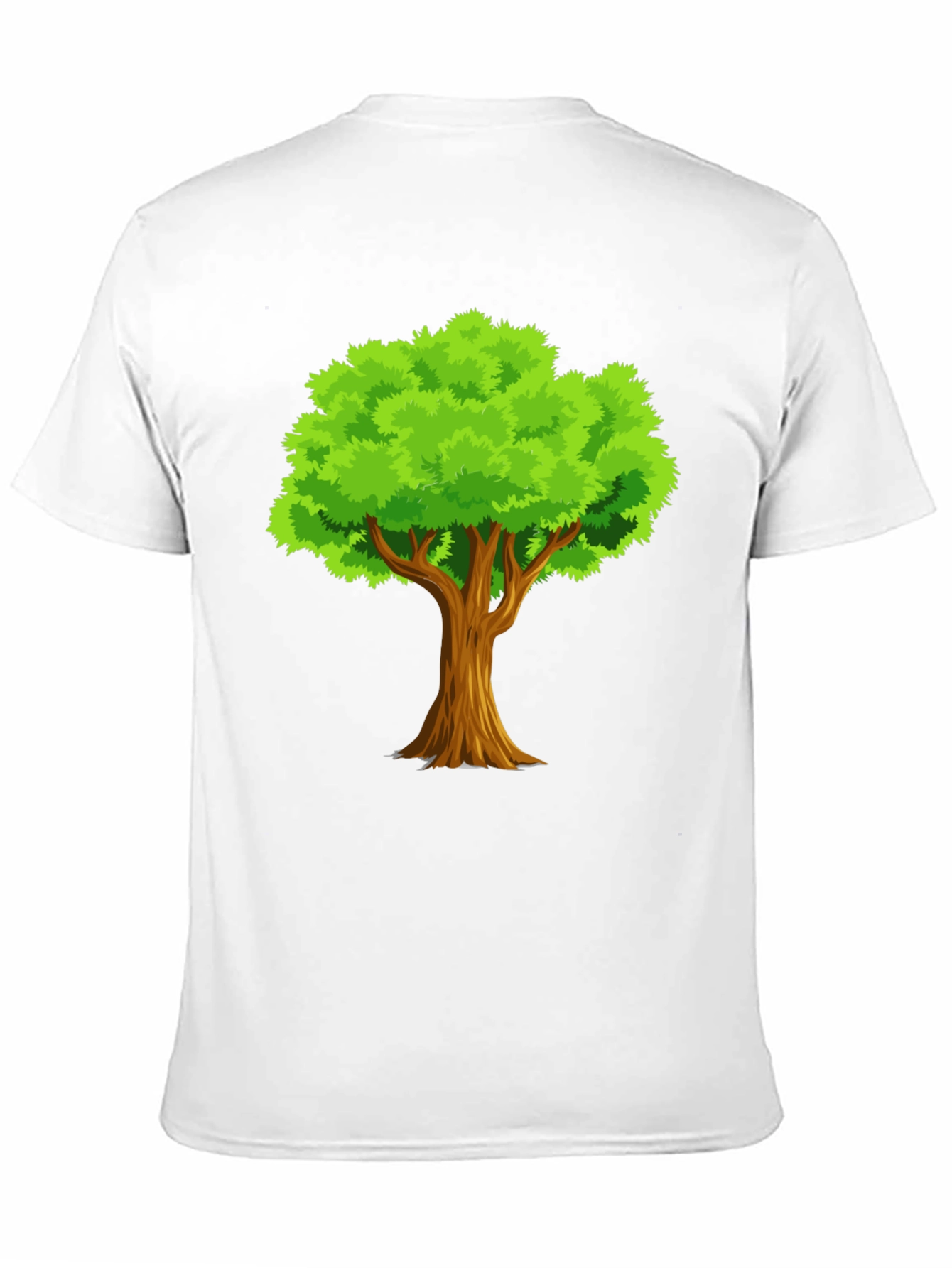 Mens Black Tree Graphic T-Shirt