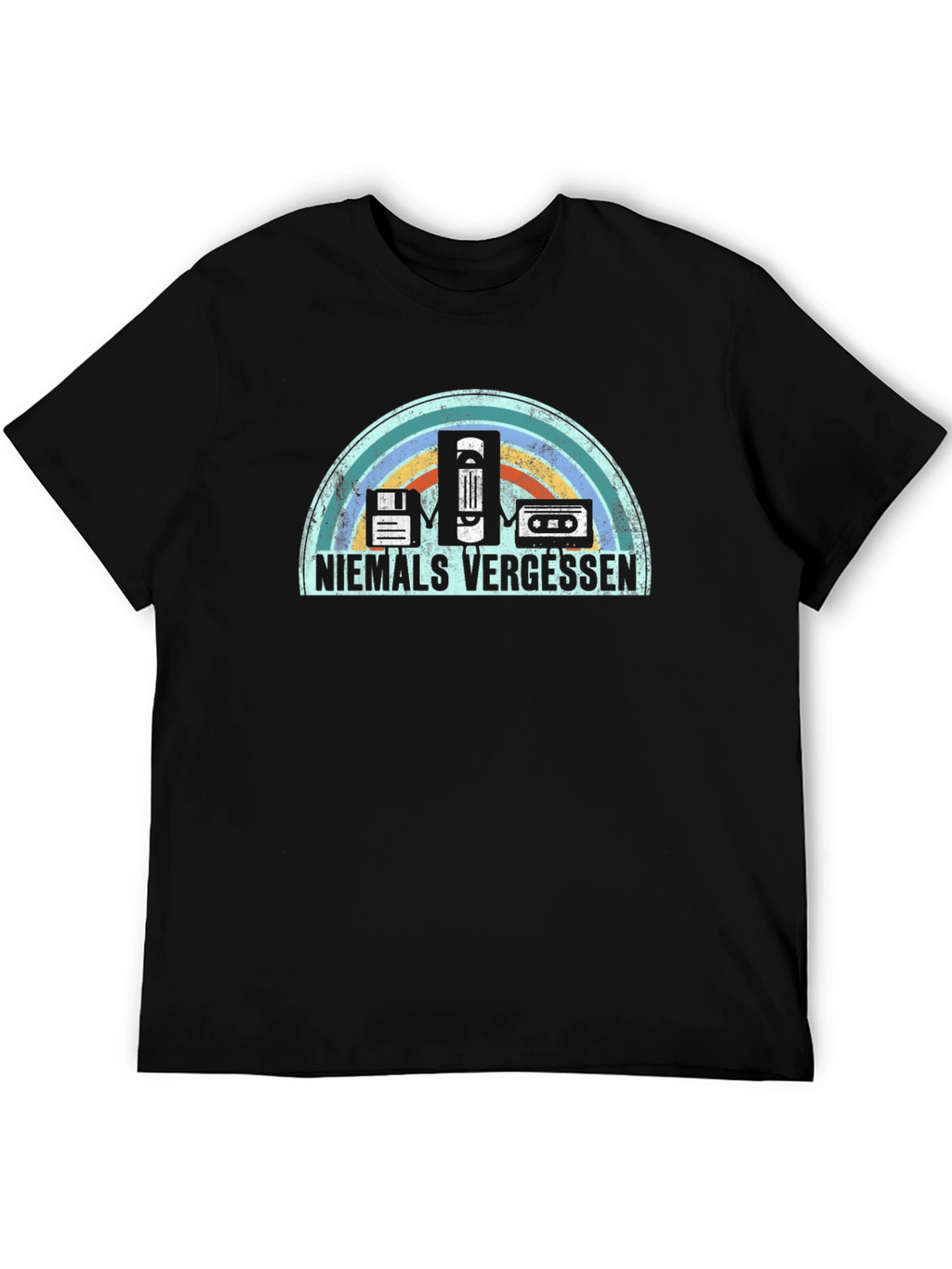 Niemals Vergessen Retro Tech T-Shirt