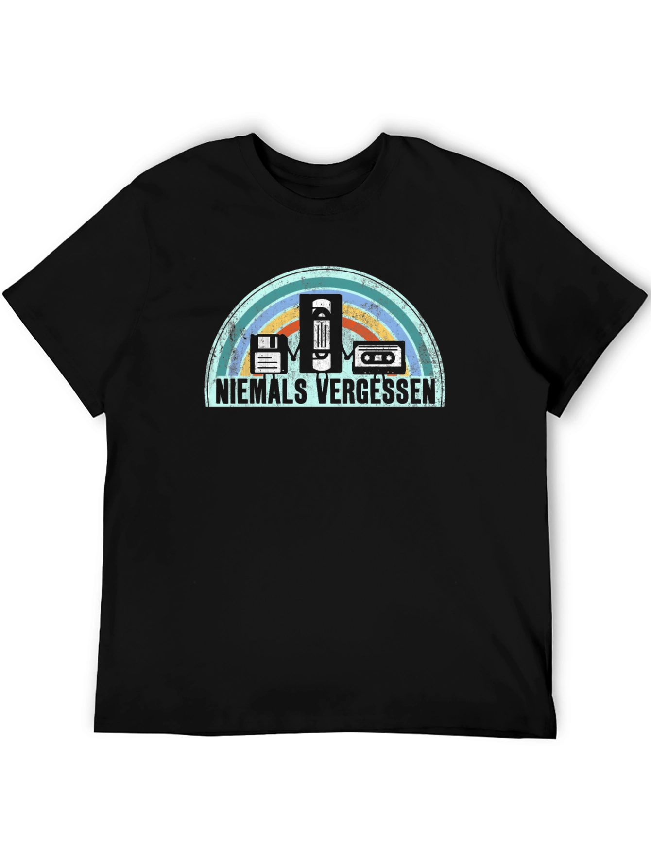 Niemals Vergessen Retro Tech T-Shirt