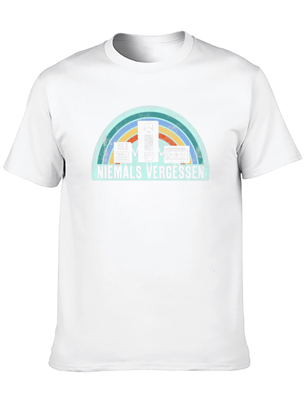 Niemals Vergessen Retro Tech T-Shirt