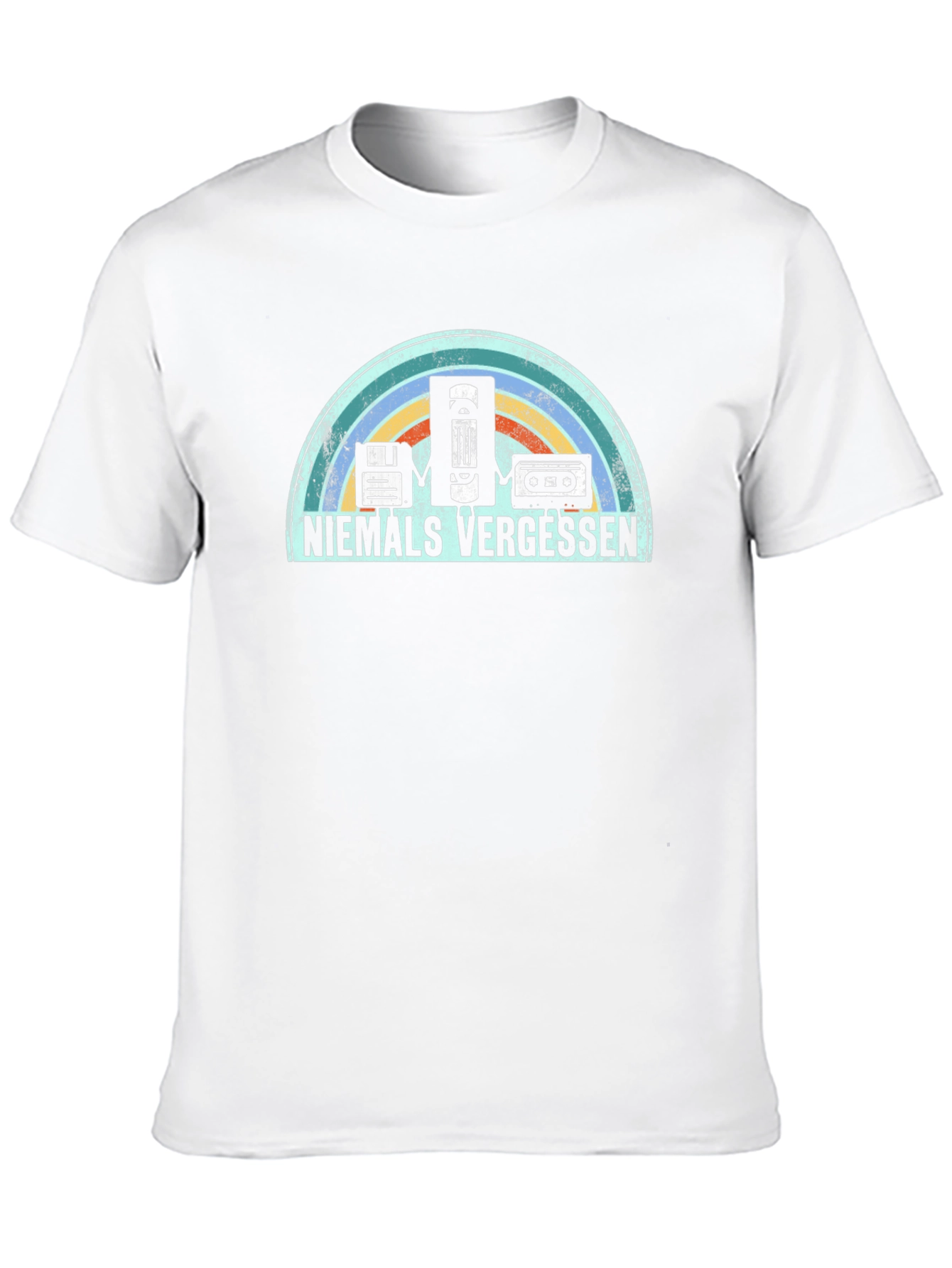 Niemals Vergessen Retro Tech T-Shirt