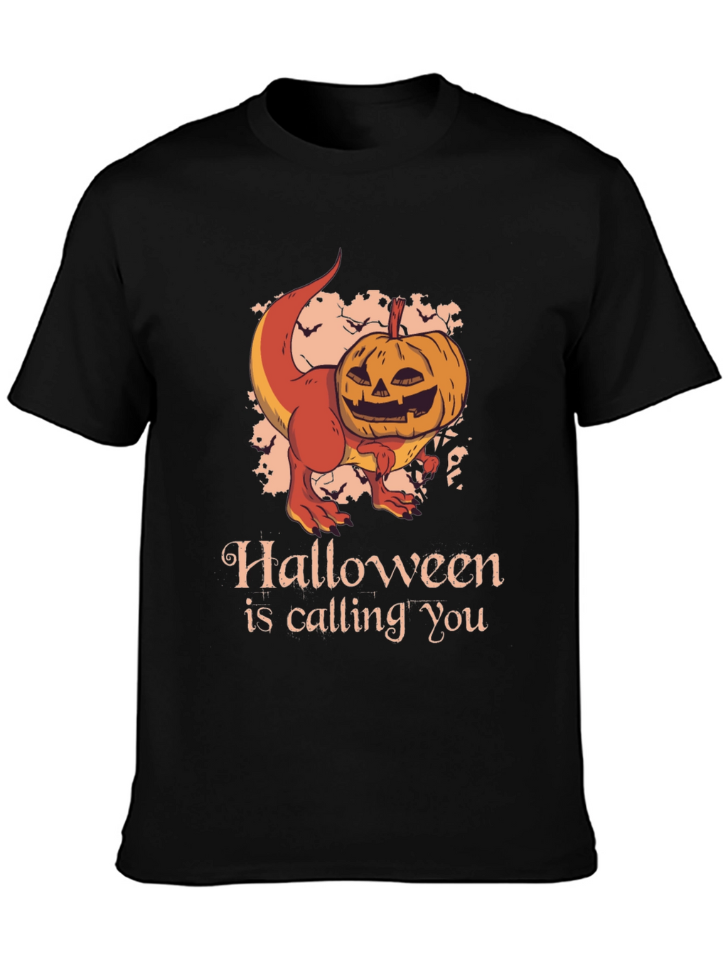 Halloween Dinosaur Pumpkin T-Shirt