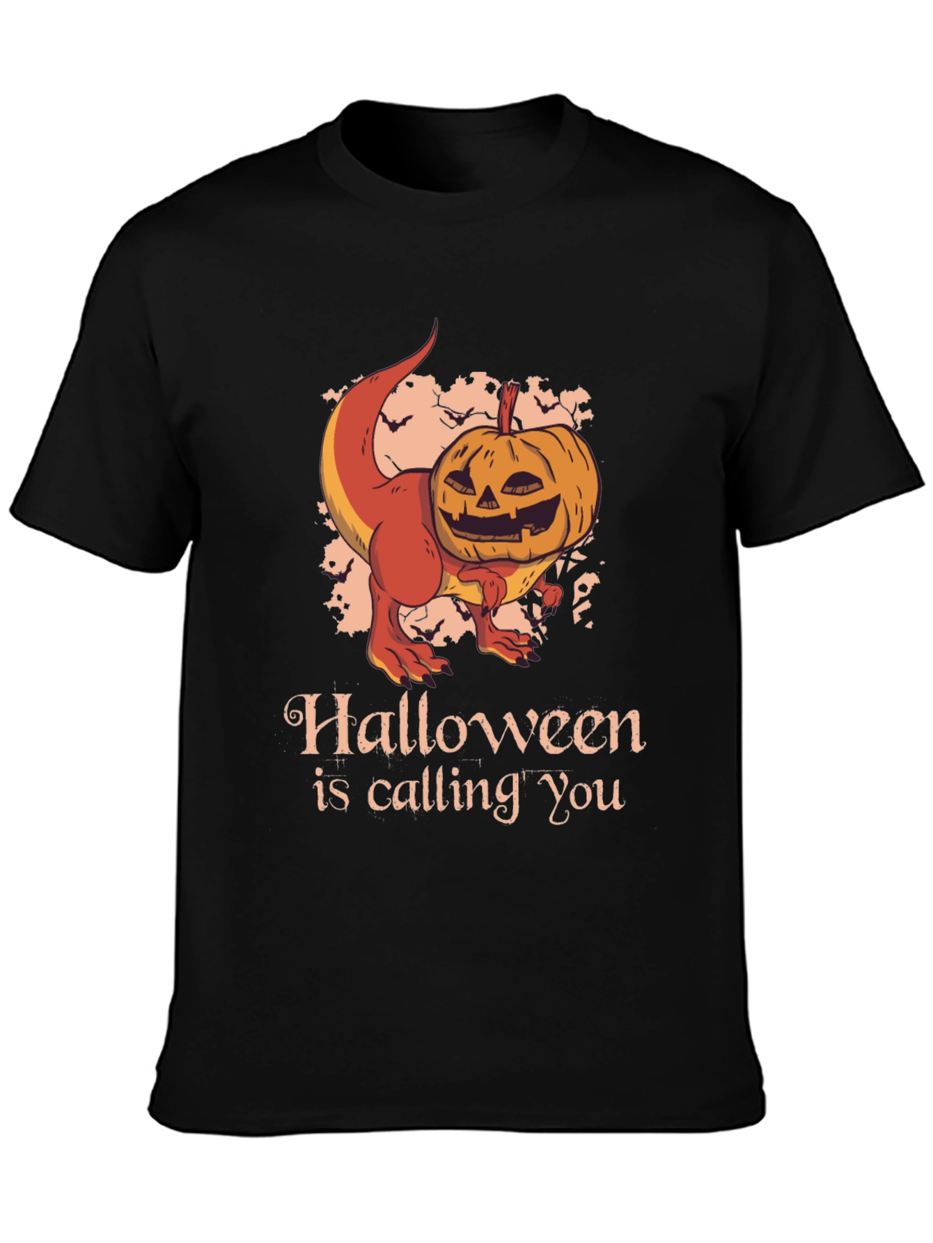 Halloween Dinosaur Pumpkin T-Shirt