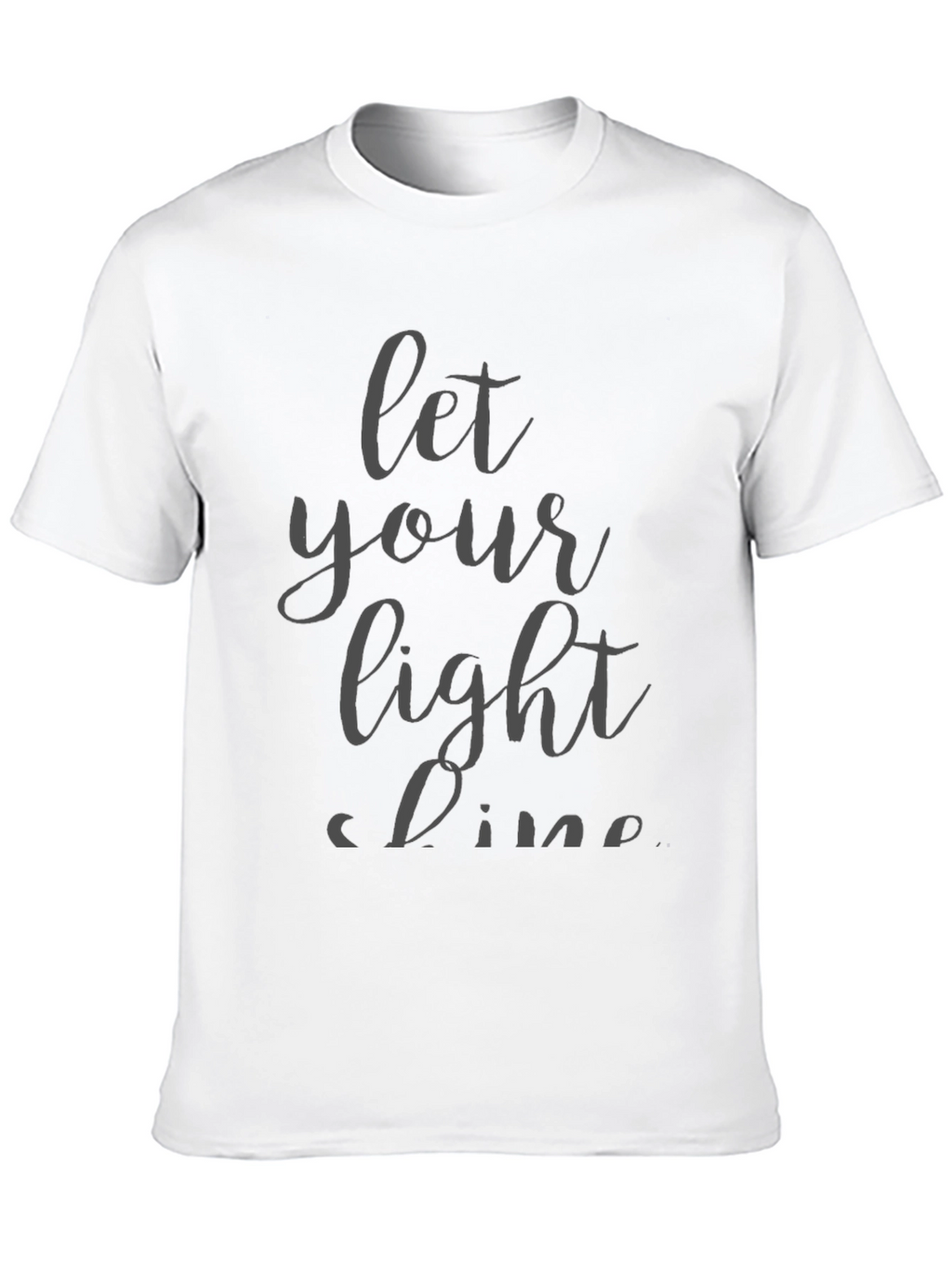 Let Your Light Shine Black T-Shirt