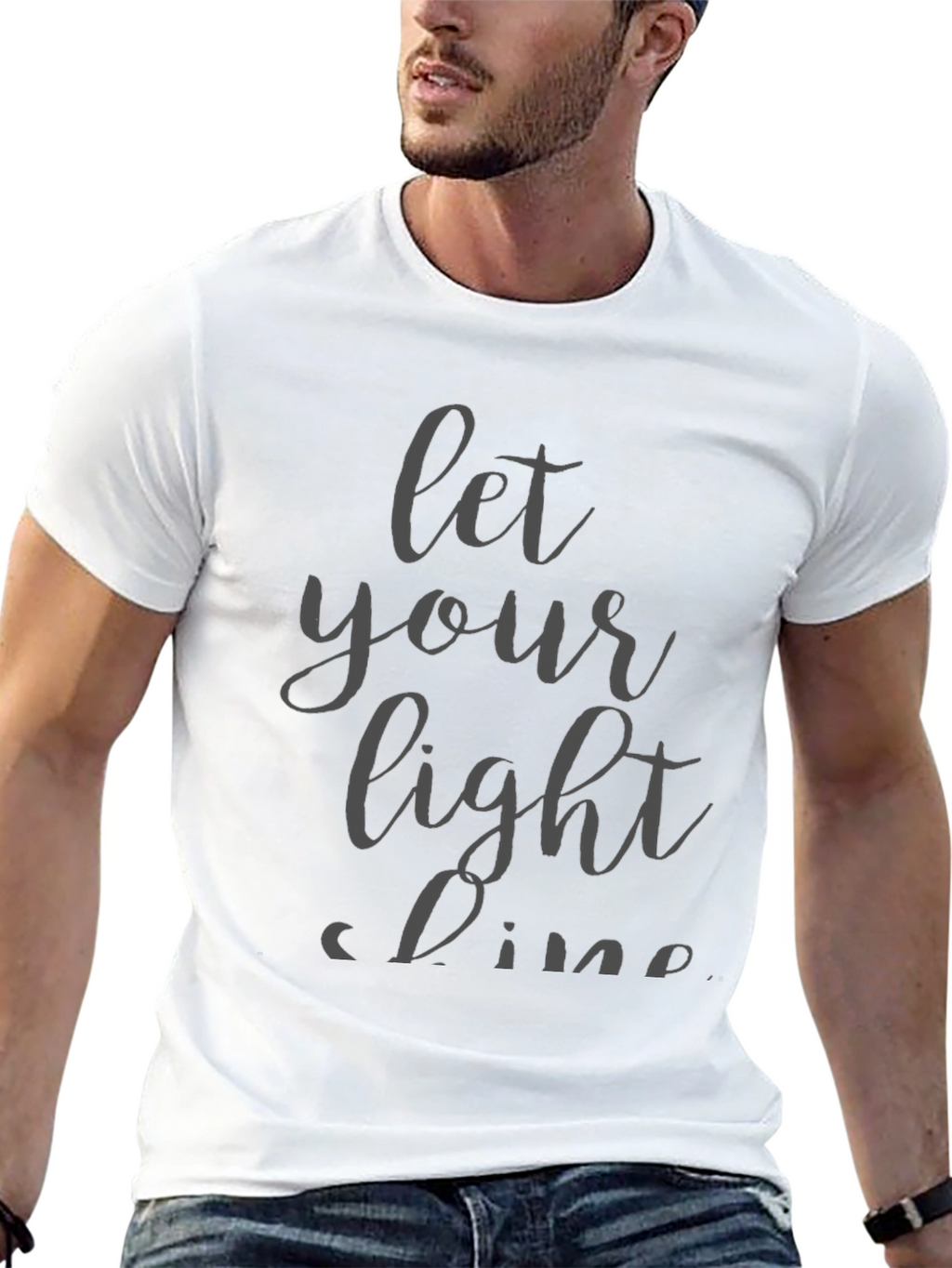 Let Your Light Shine Black T-Shirt