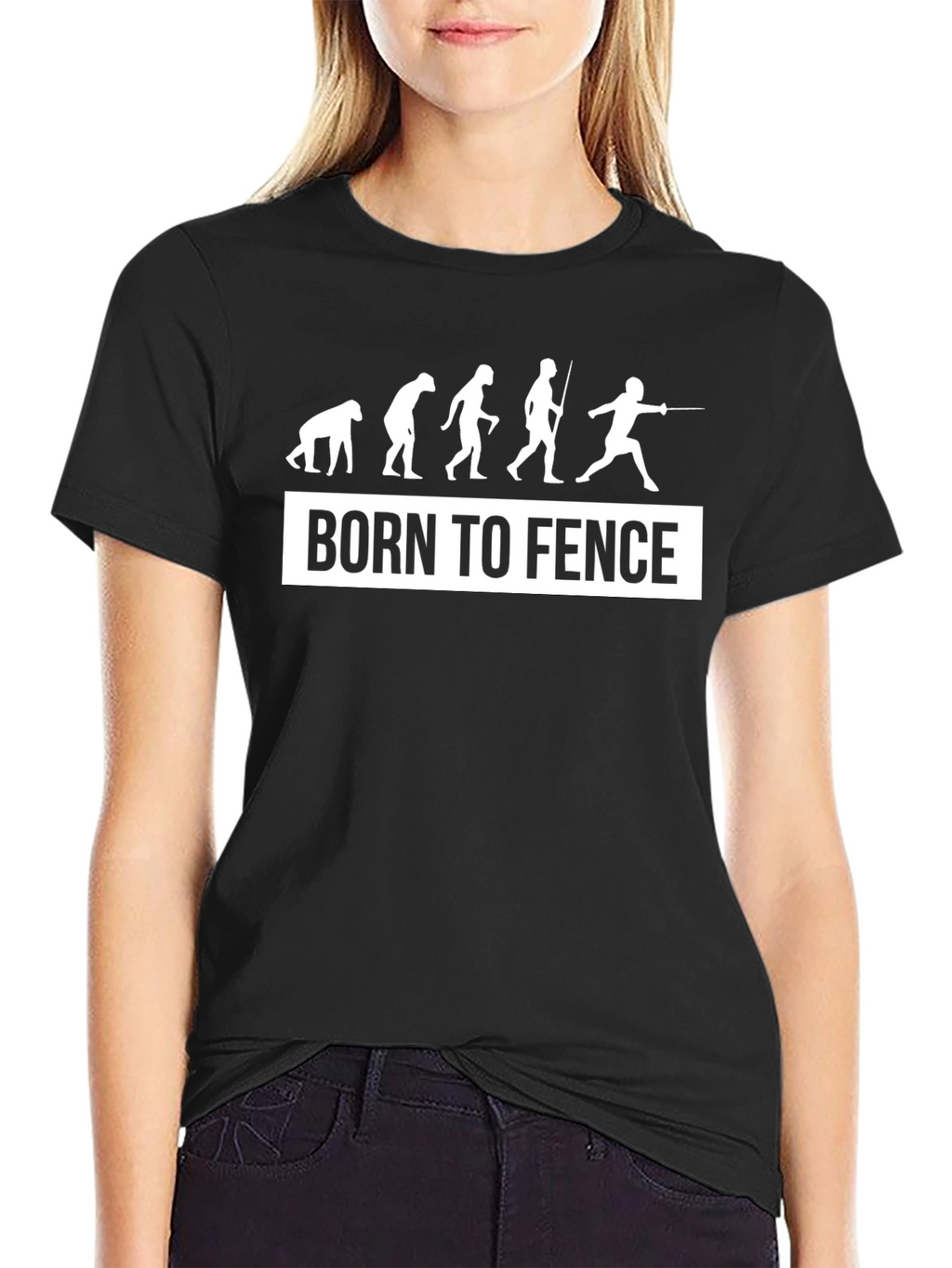 Born to Fence T-Shirt - Evolution Fencing Tee