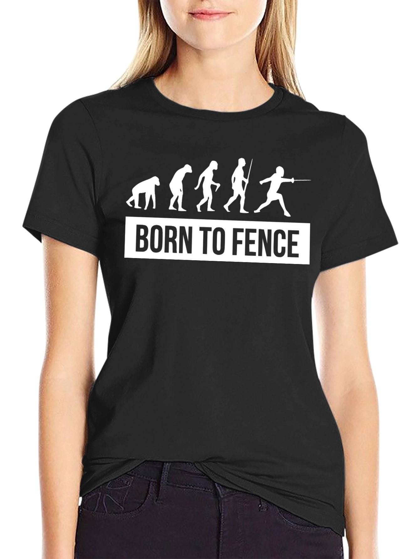 Born to Fence T-Shirt - Evolution Fencing Tee
