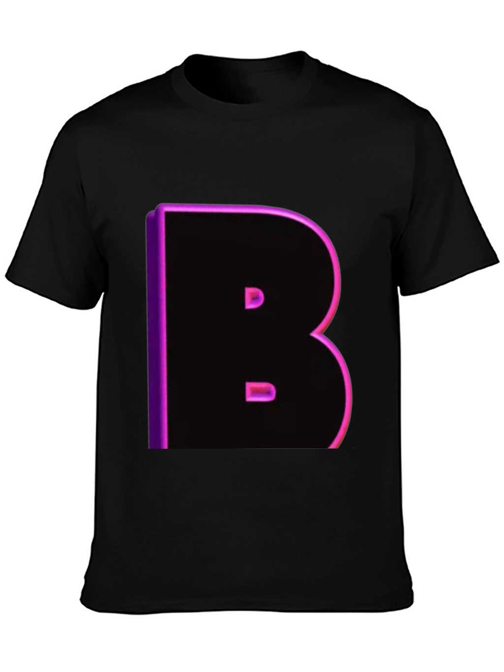 Bold B Neon T-Shirt - Black
