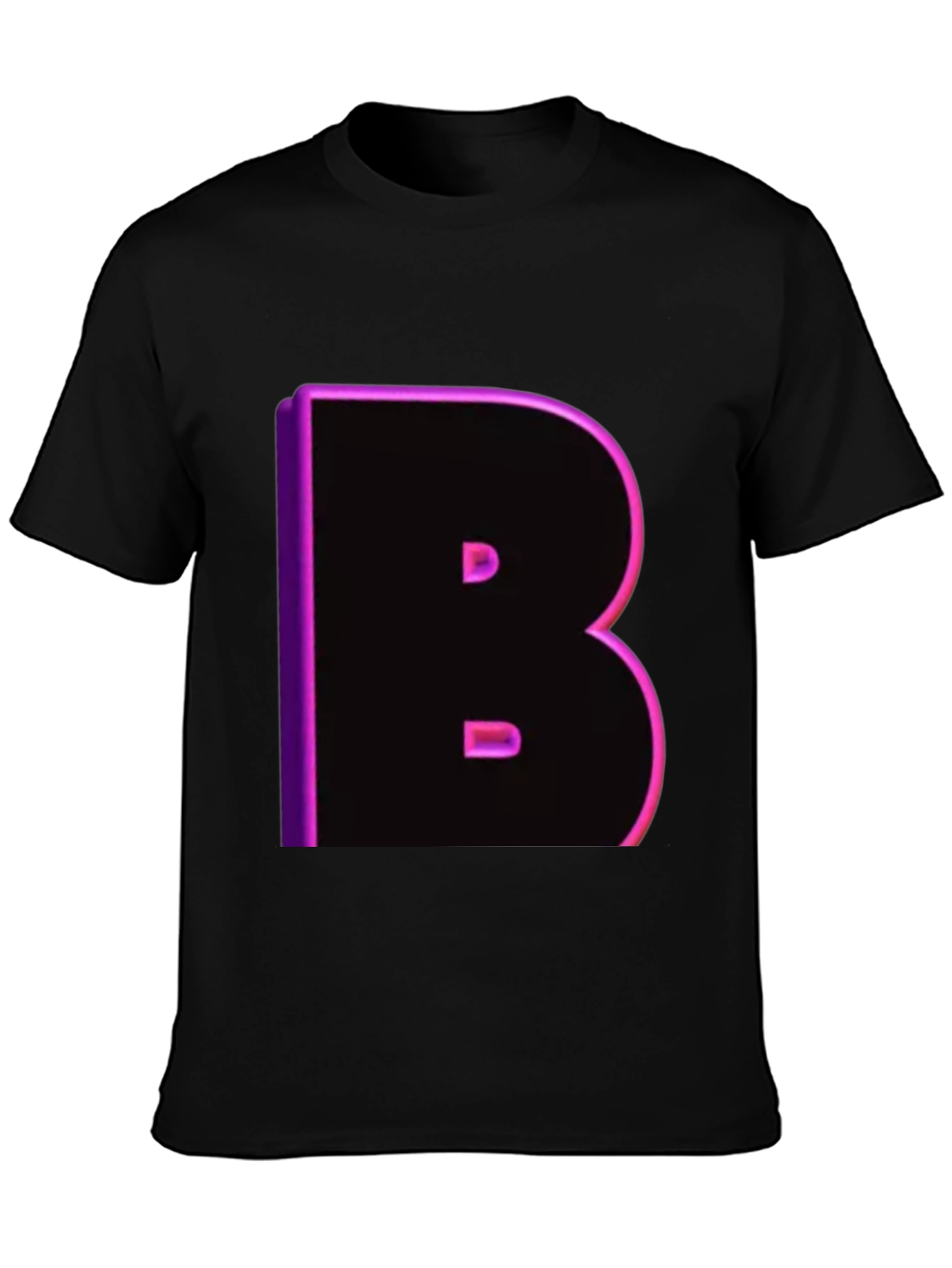 Bold B Neon T-Shirt - Black