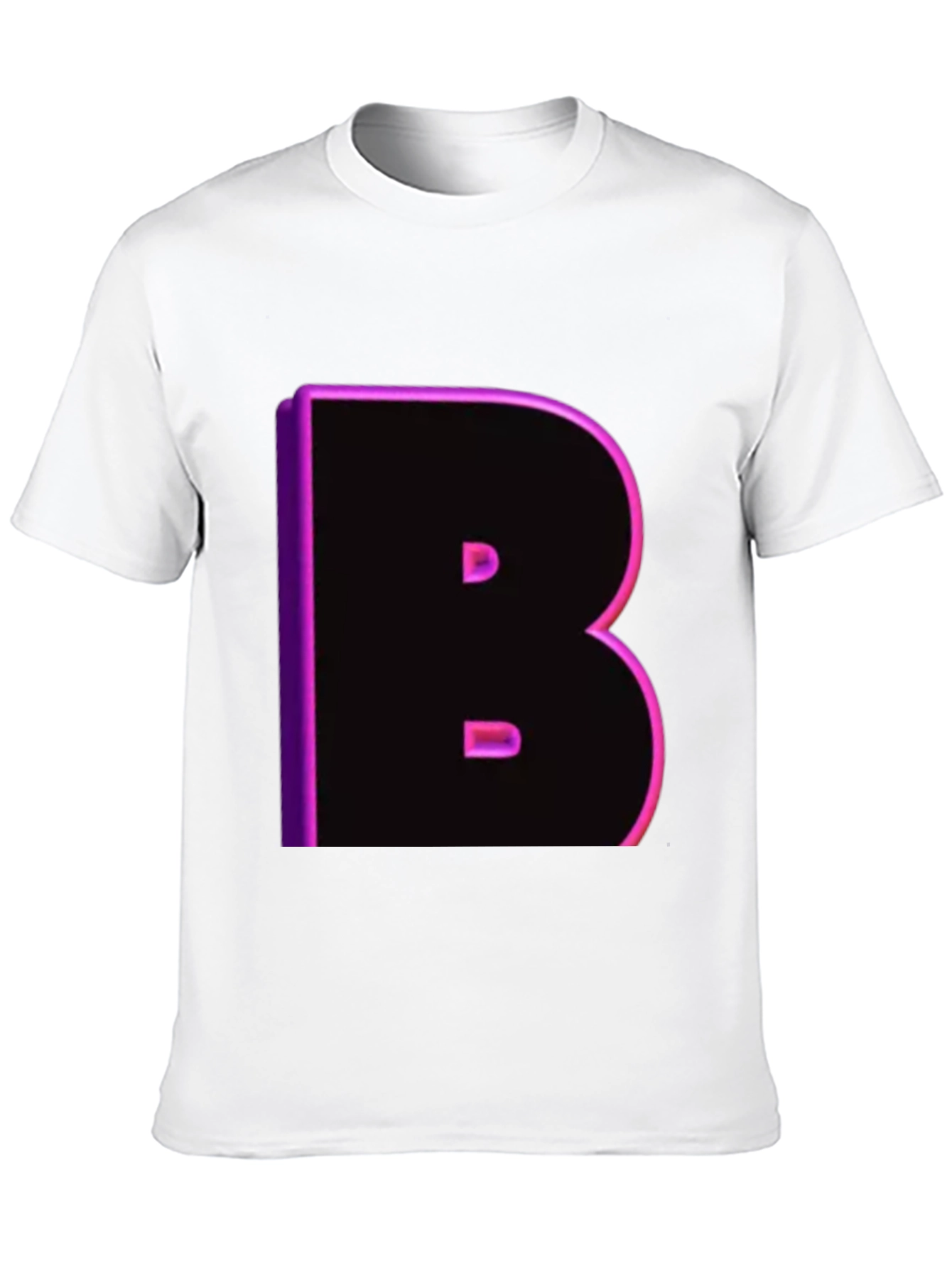 Bold B Neon T-Shirt - Black