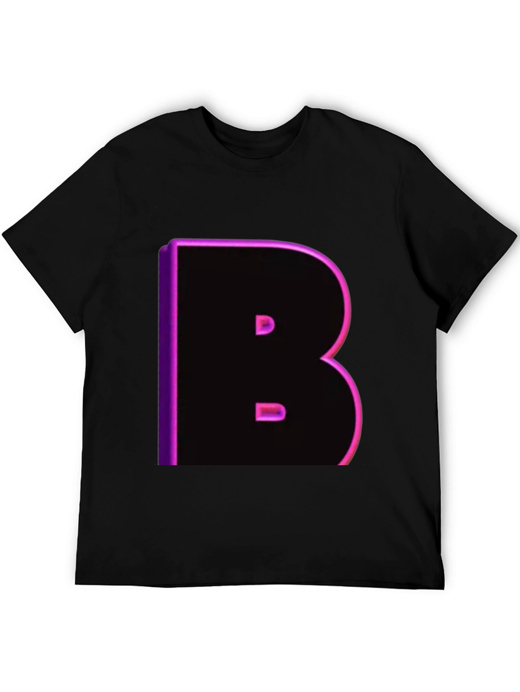 Bold B Neon T-Shirt - Black