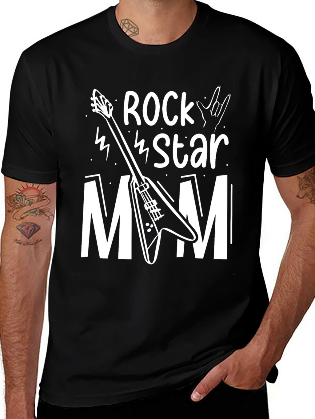 Rockstar Mom T-Shirt - Music Lover Gift