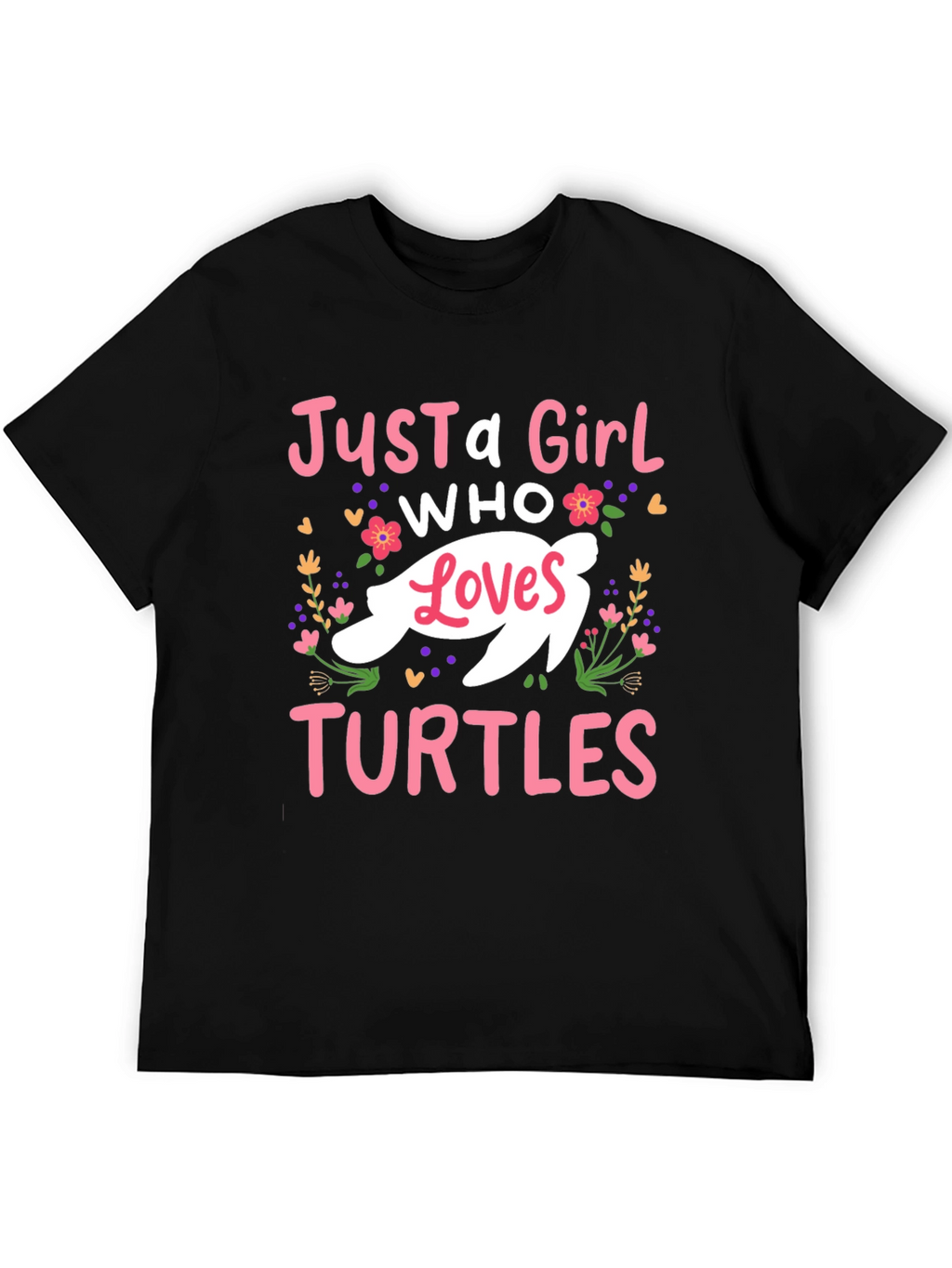 Just A Girl Who Loves Turtles T-Shirt