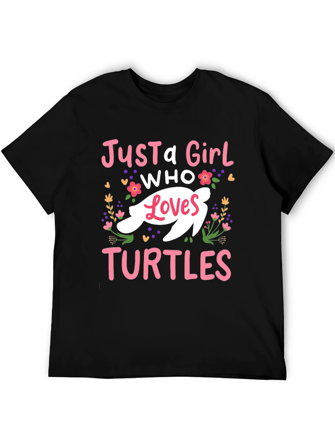 Just A Girl Who Loves Turtles T-Shirt
