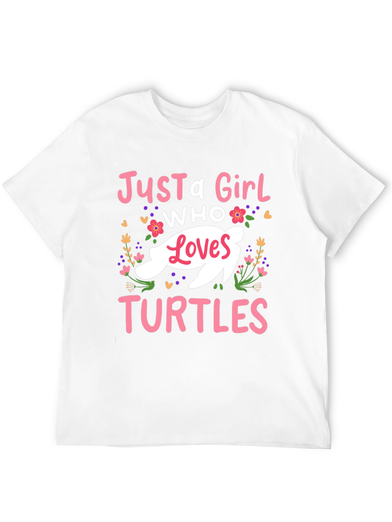 Just A Girl Who Loves Turtles T-Shirt