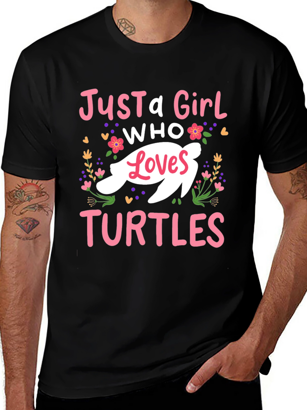 Just A Girl Who Loves Turtles T-Shirt