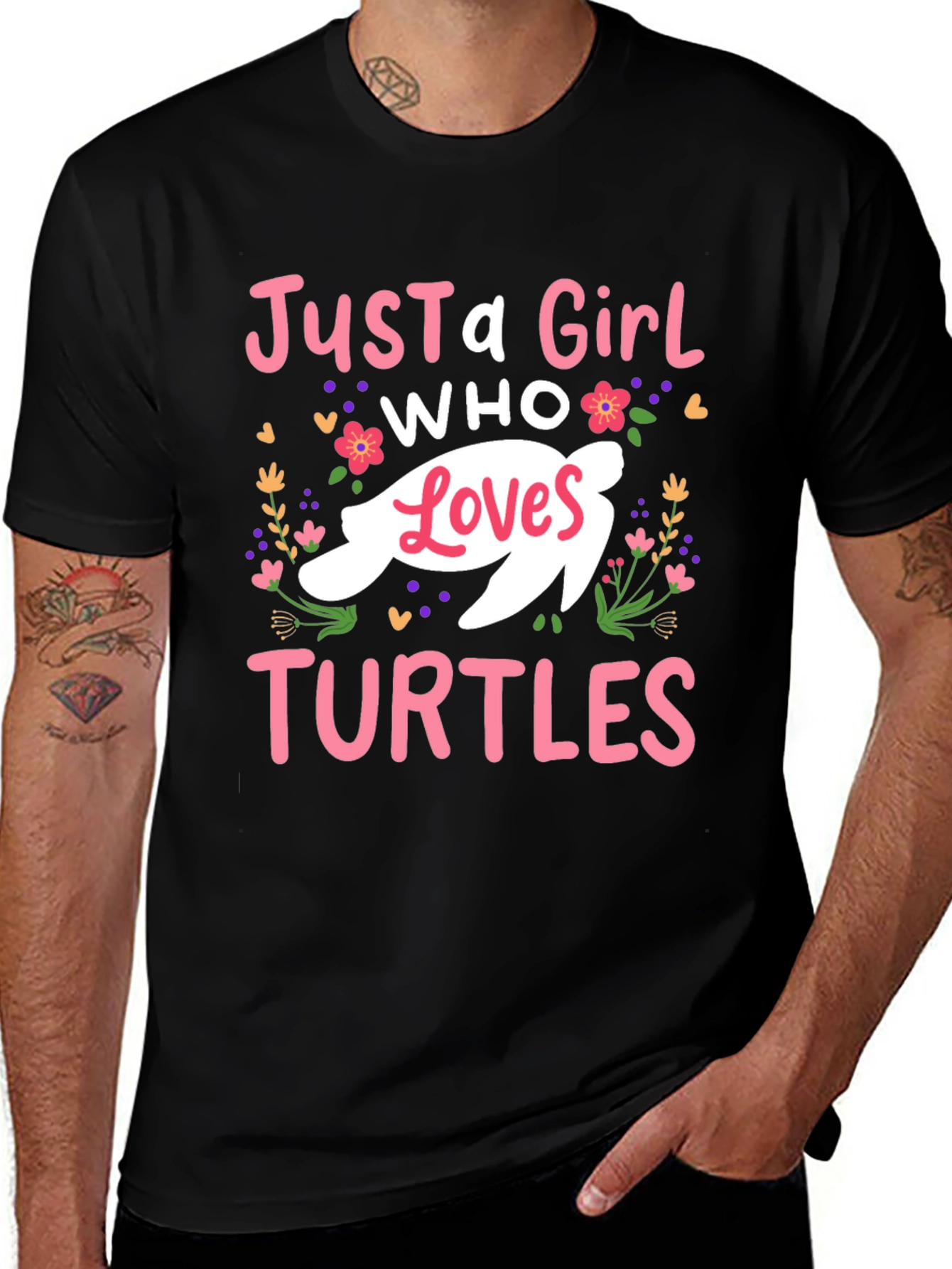 Just A Girl Who Loves Turtles T-Shirt