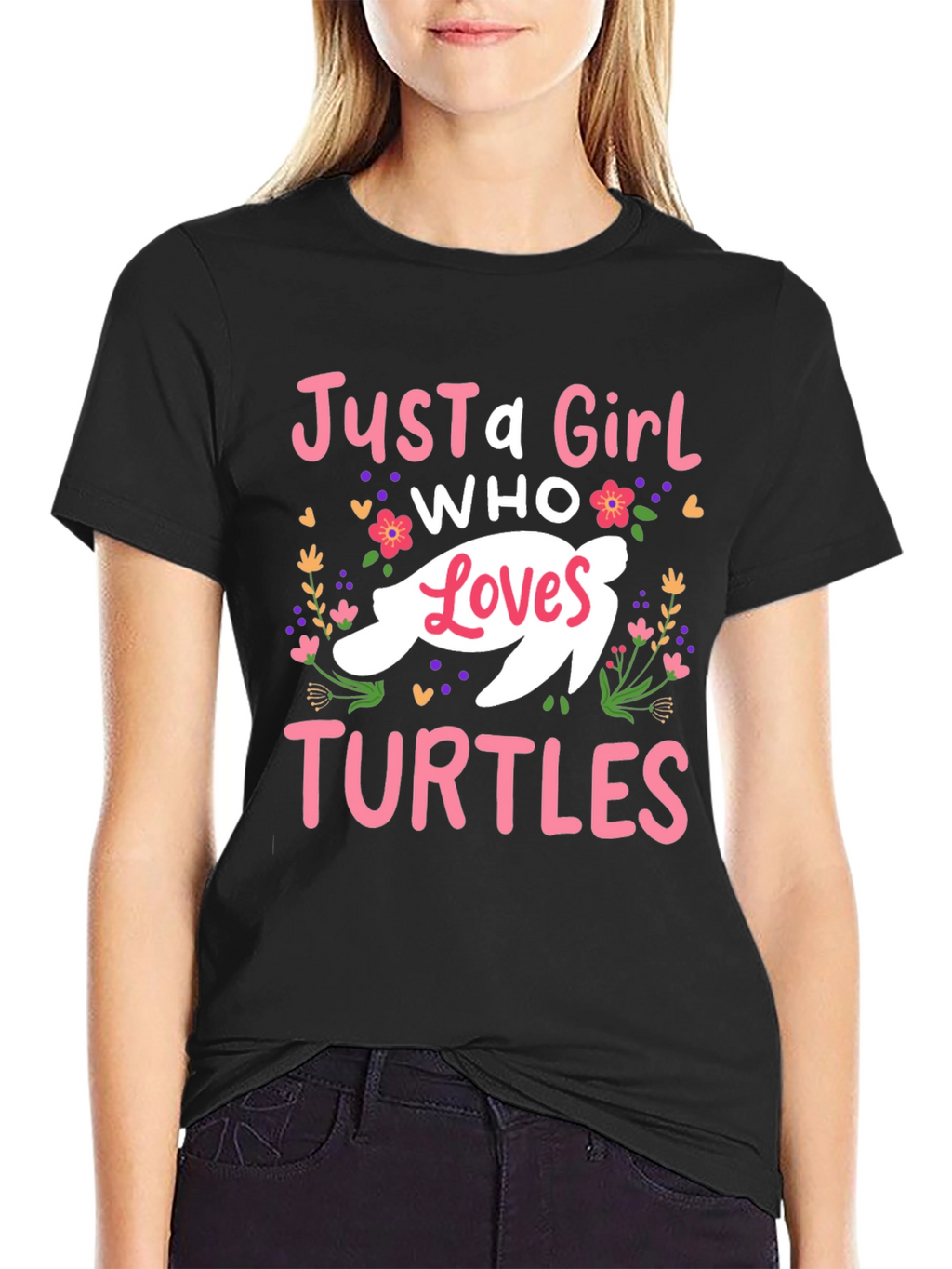 Just A Girl Who Loves Turtles T-Shirt