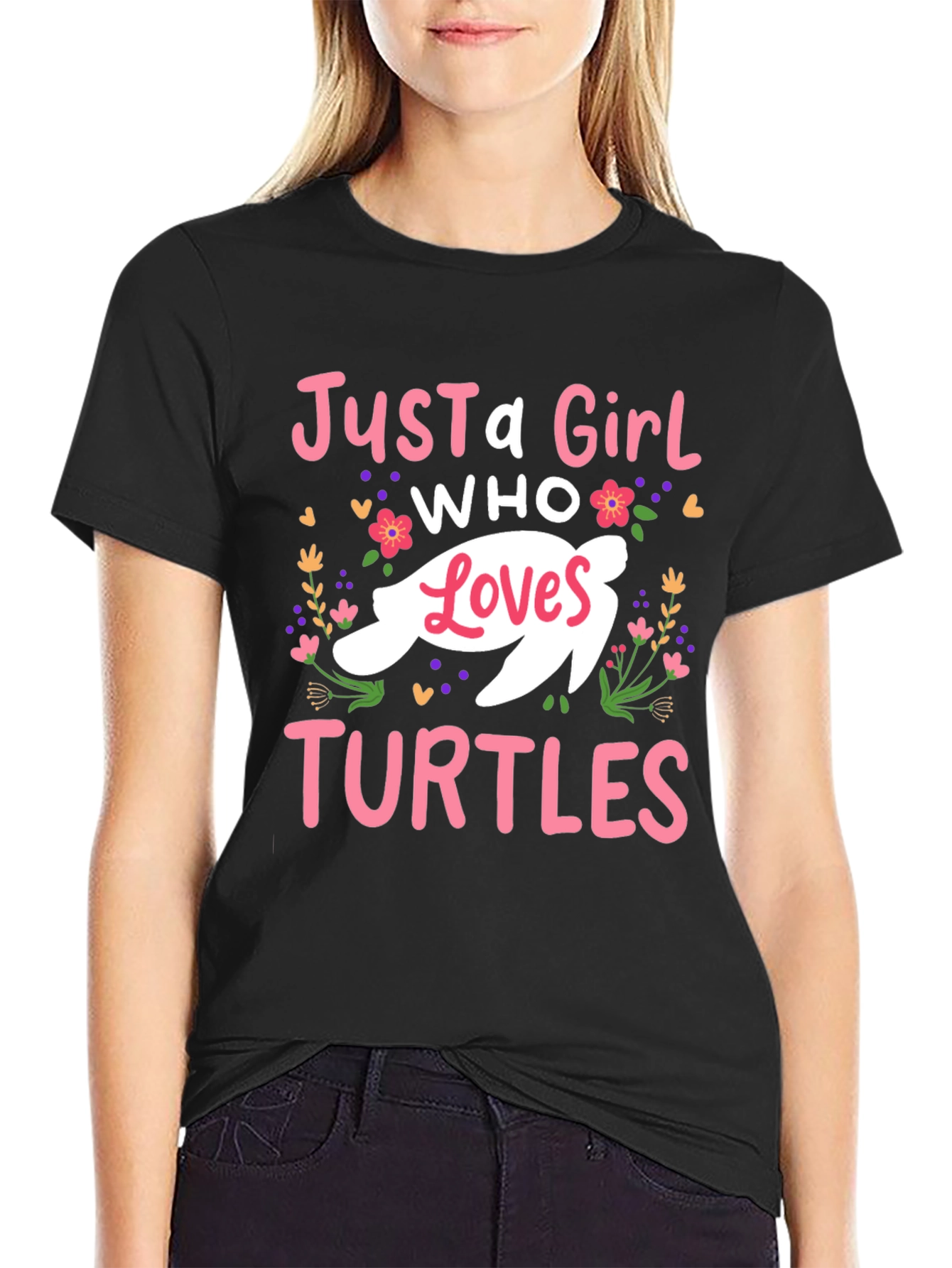 Just A Girl Who Loves Turtles T-Shirt