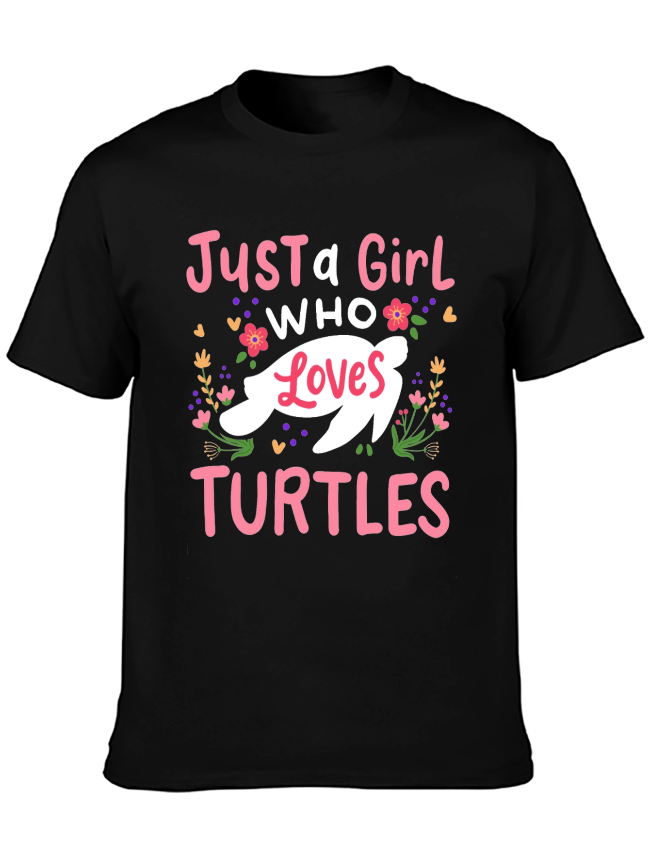 Just A Girl Who Loves Turtles T-Shirt