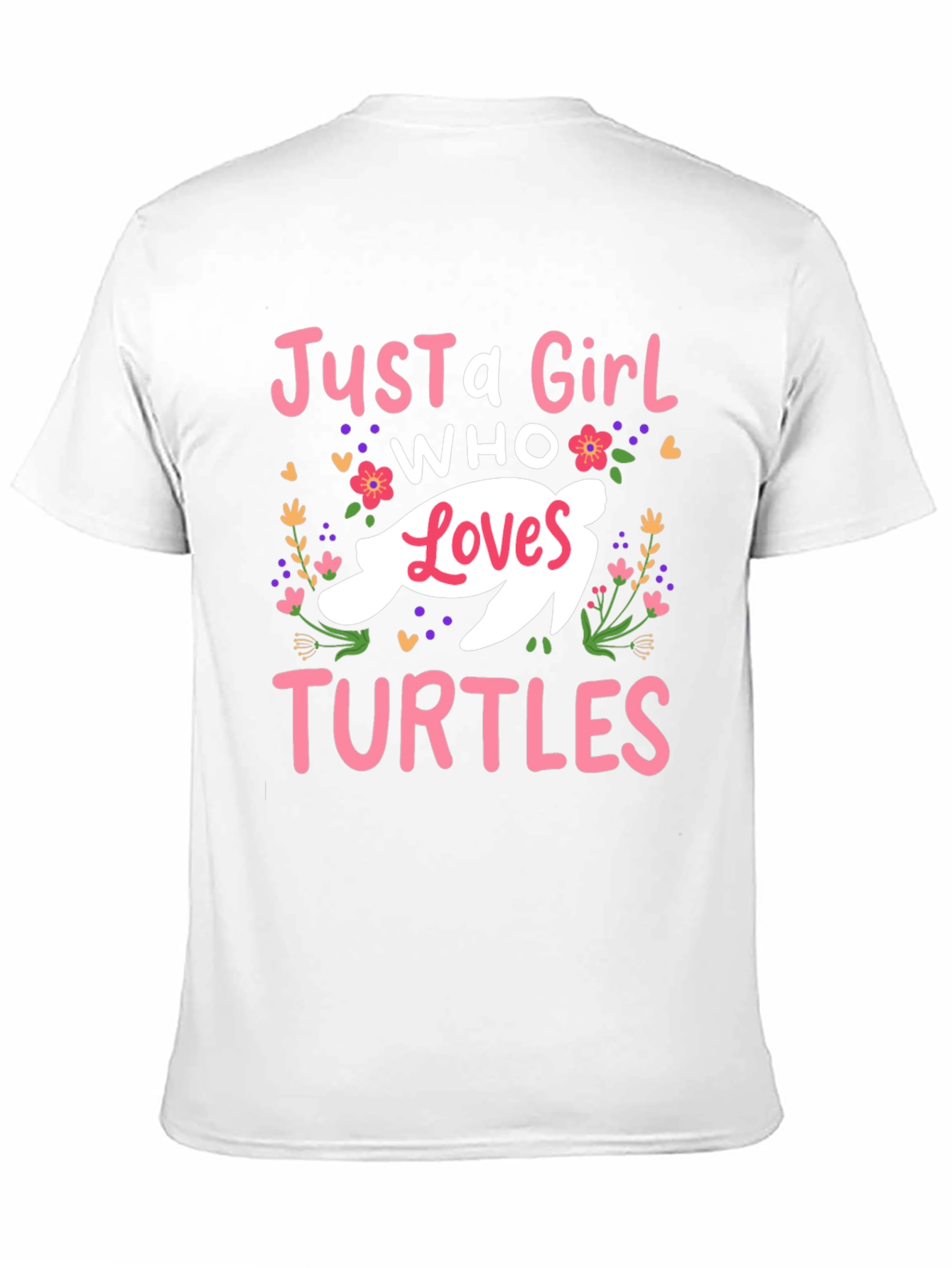 Just A Girl Who Loves Turtles T-Shirt