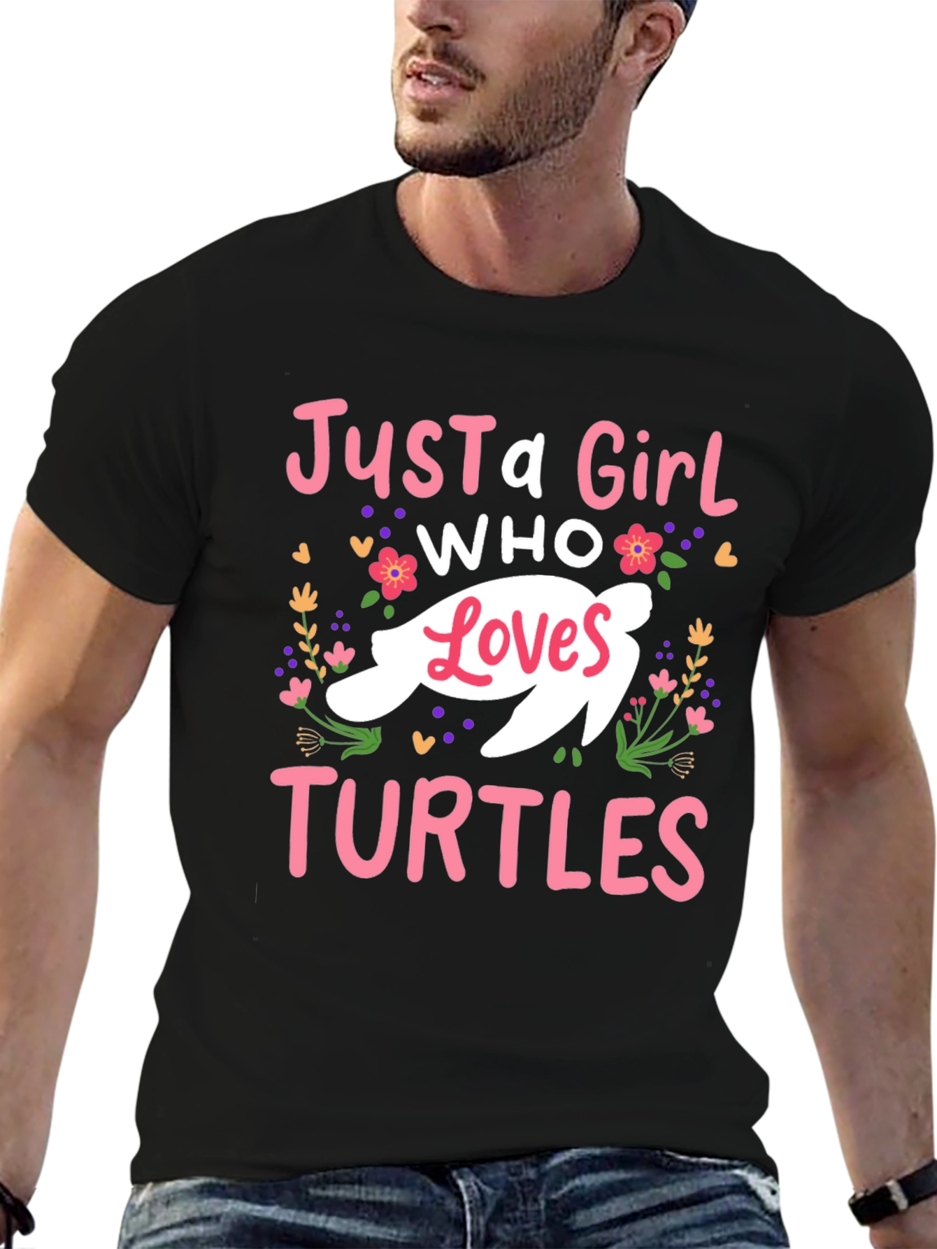 Just A Girl Who Loves Turtles T-Shirt