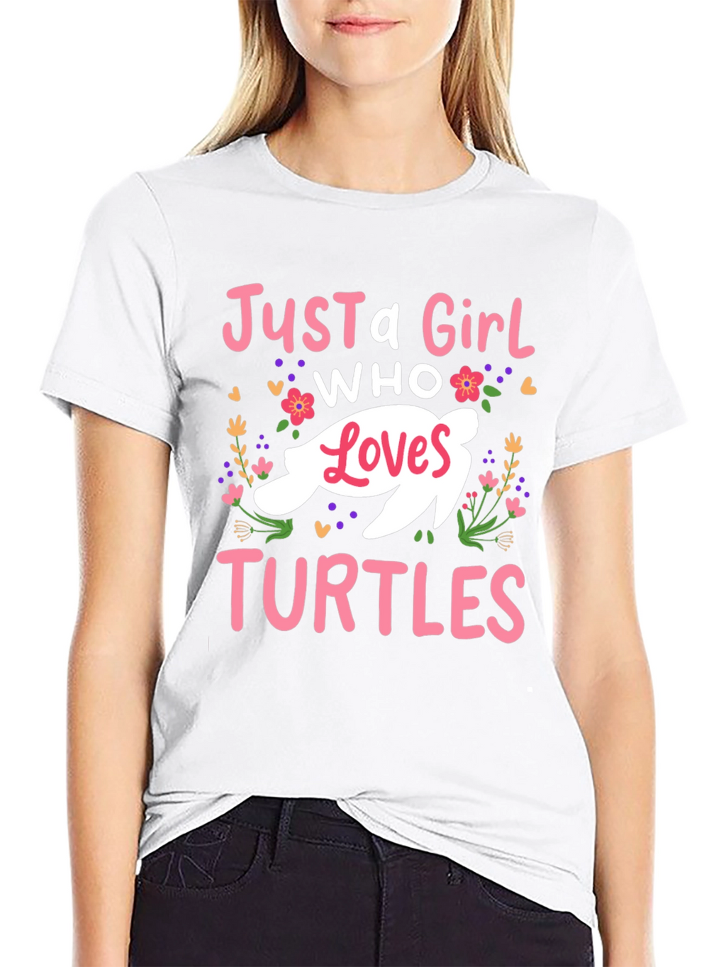 Just A Girl Who Loves Turtles T-Shirt