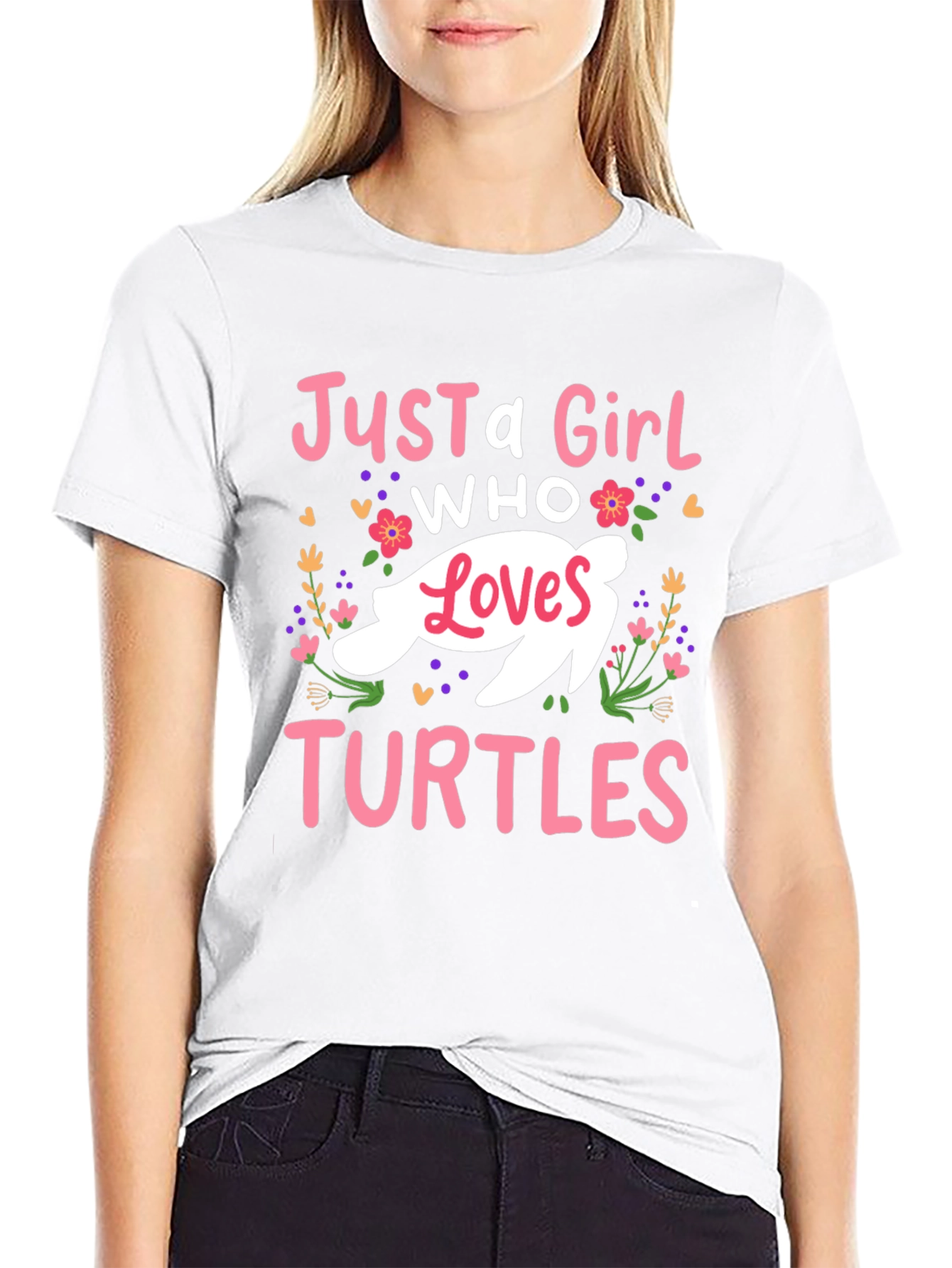 Just A Girl Who Loves Turtles T-Shirt