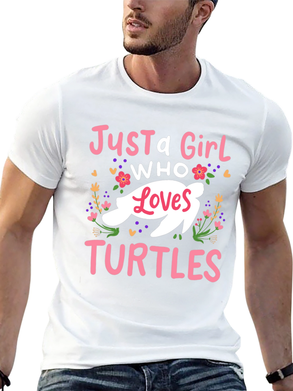 Just A Girl Who Loves Turtles T-Shirt