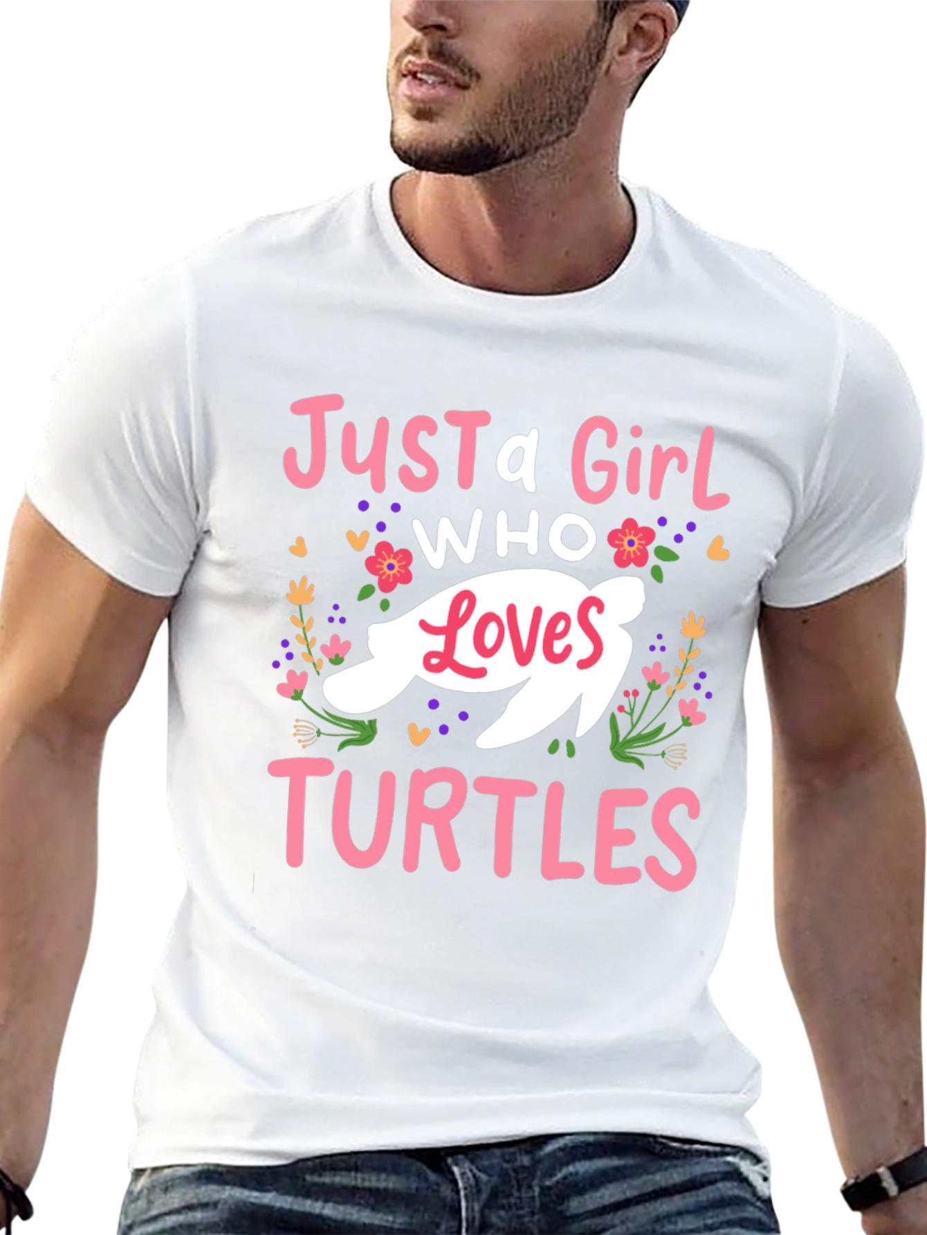 Just A Girl Who Loves Turtles T-Shirt
