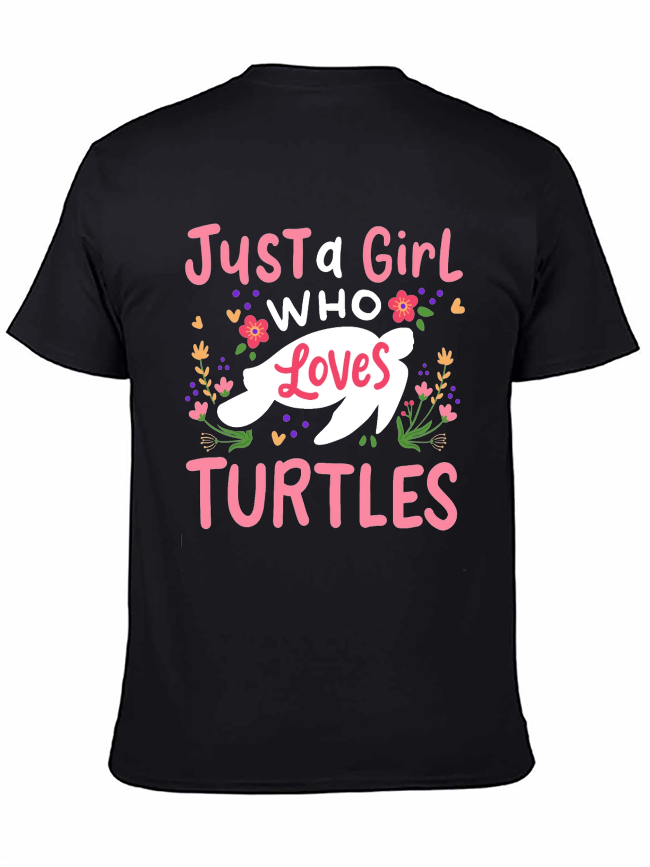 Just A Girl Who Loves Turtles T-Shirt