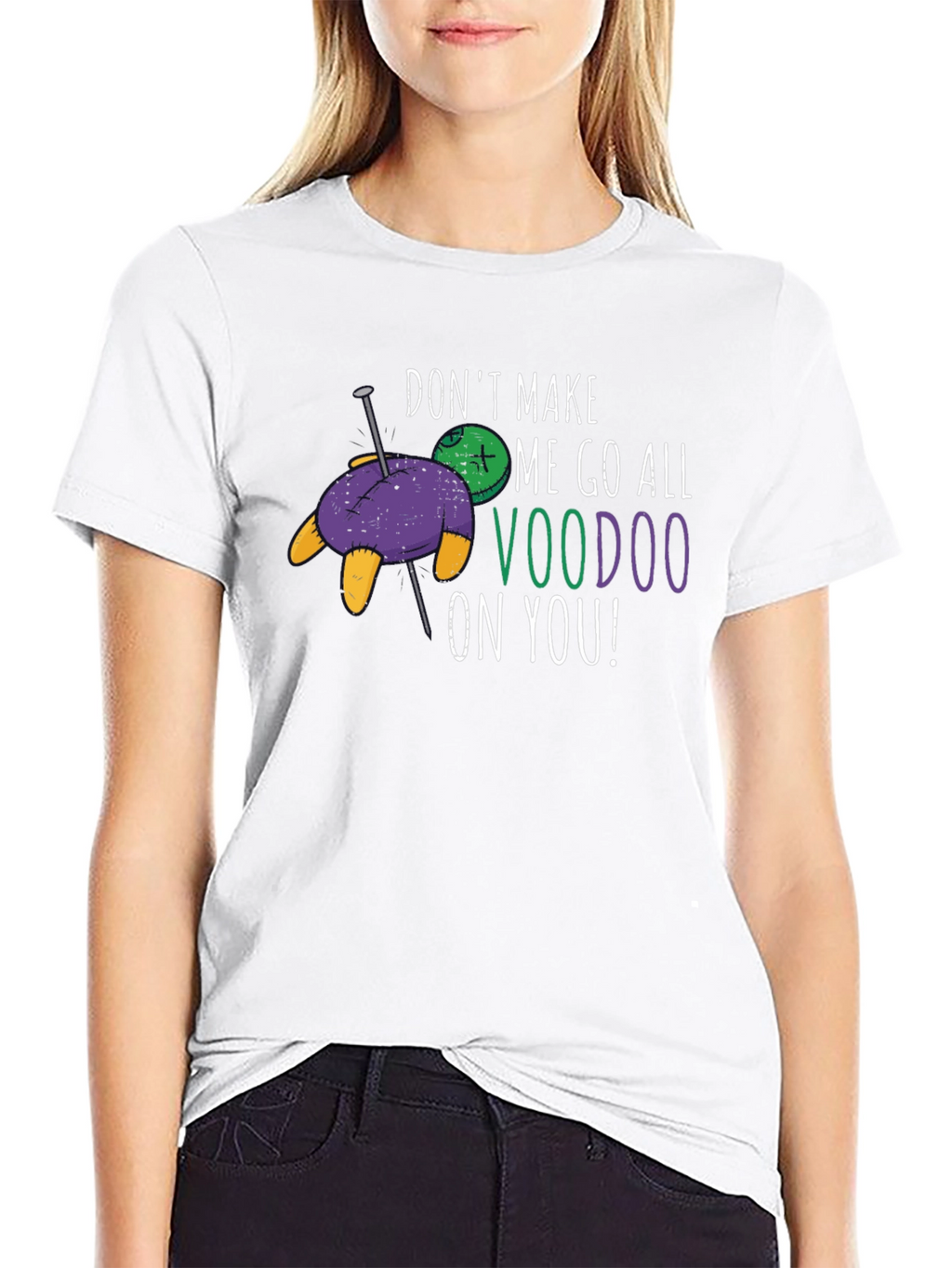 Voodoo Doll Novelty Graphic T-Shirt