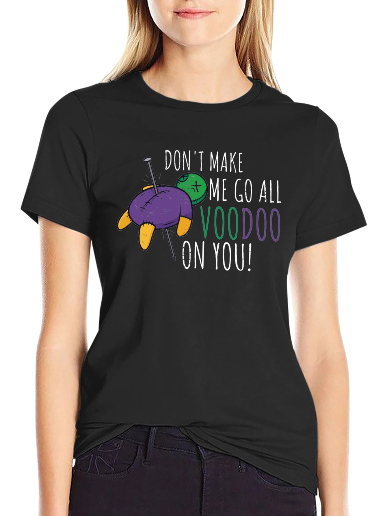 Voodoo Doll Novelty Graphic T-Shirt