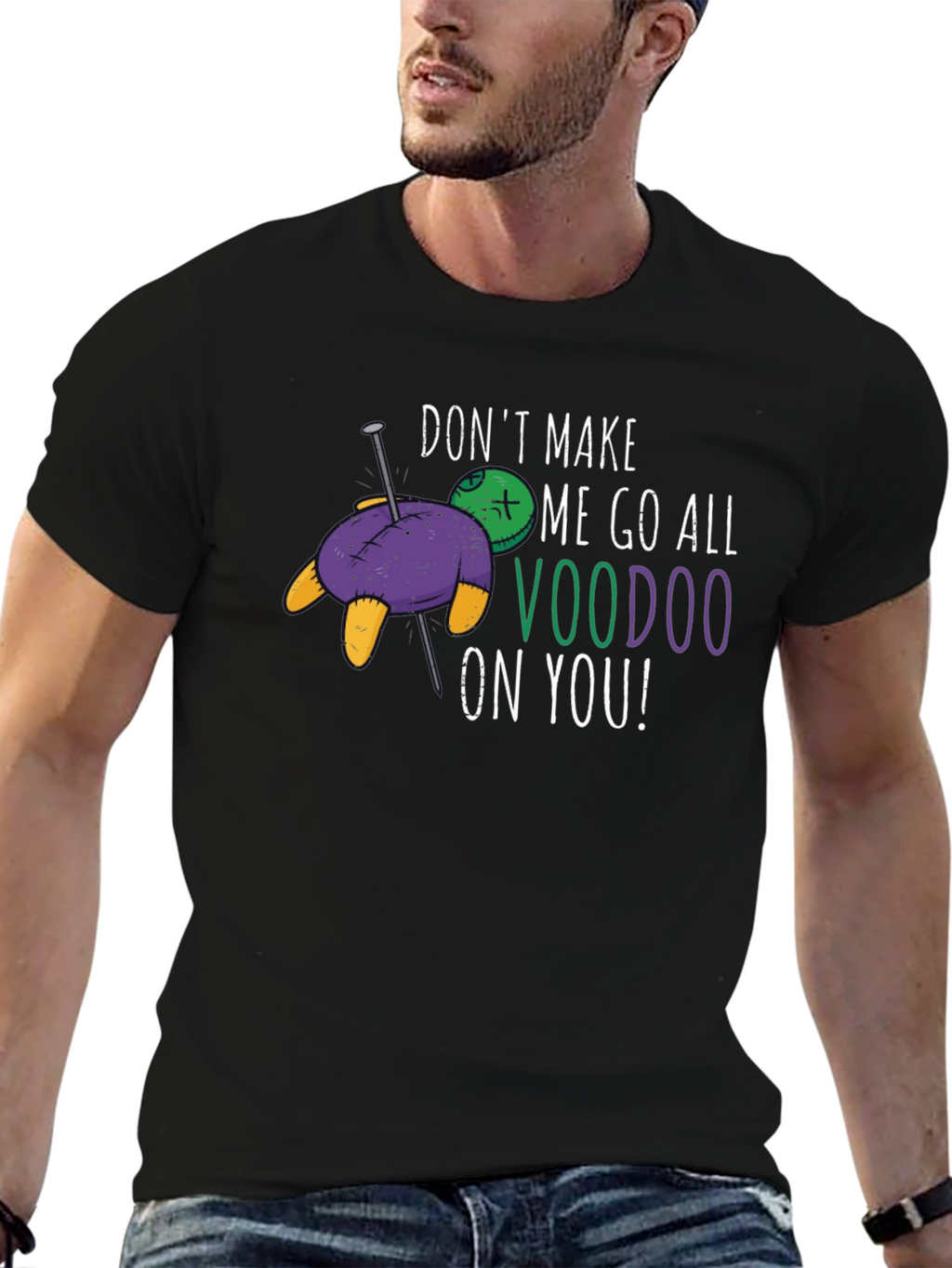 Voodoo Doll Novelty Graphic T-Shirt