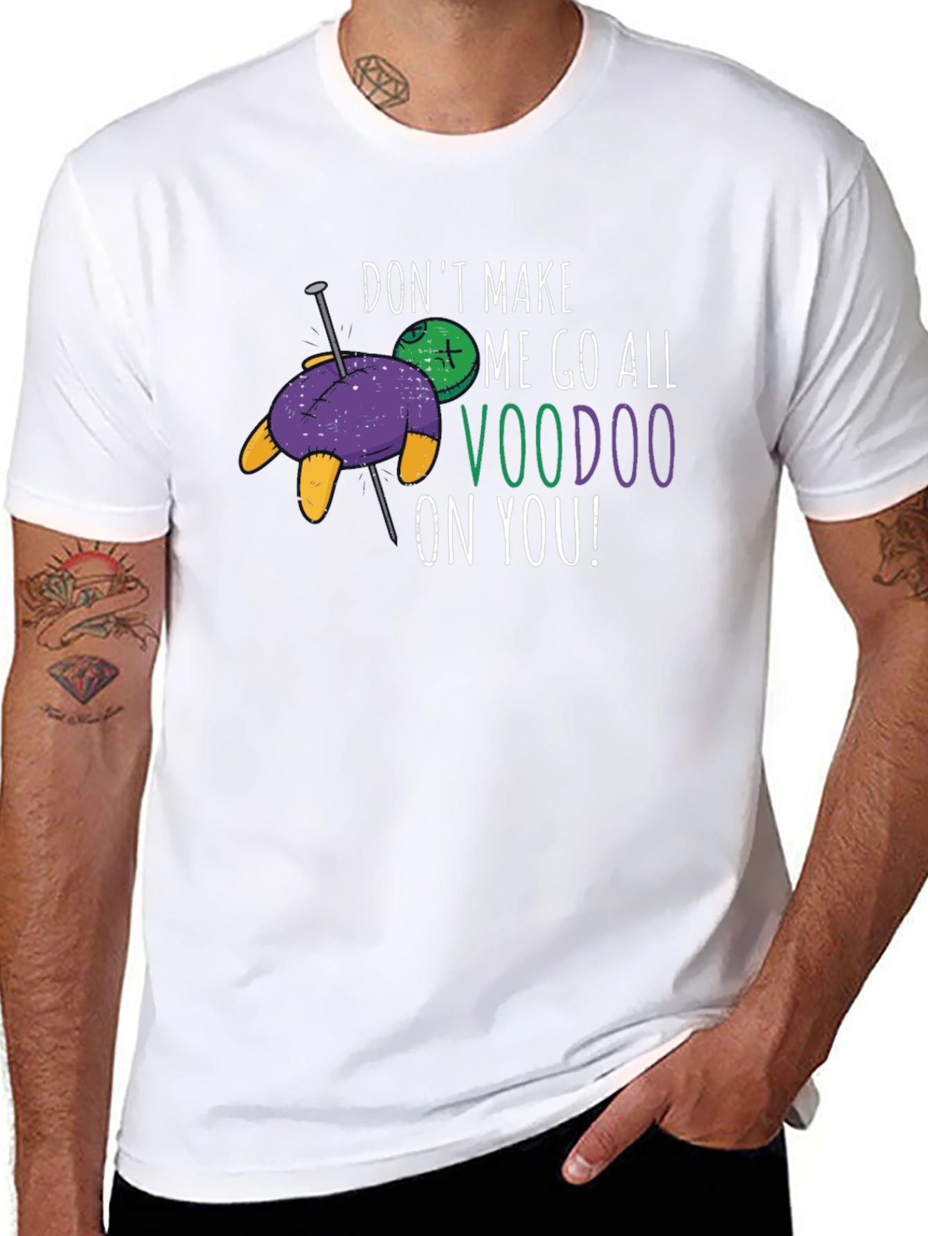 Voodoo Doll Novelty Graphic T-Shirt