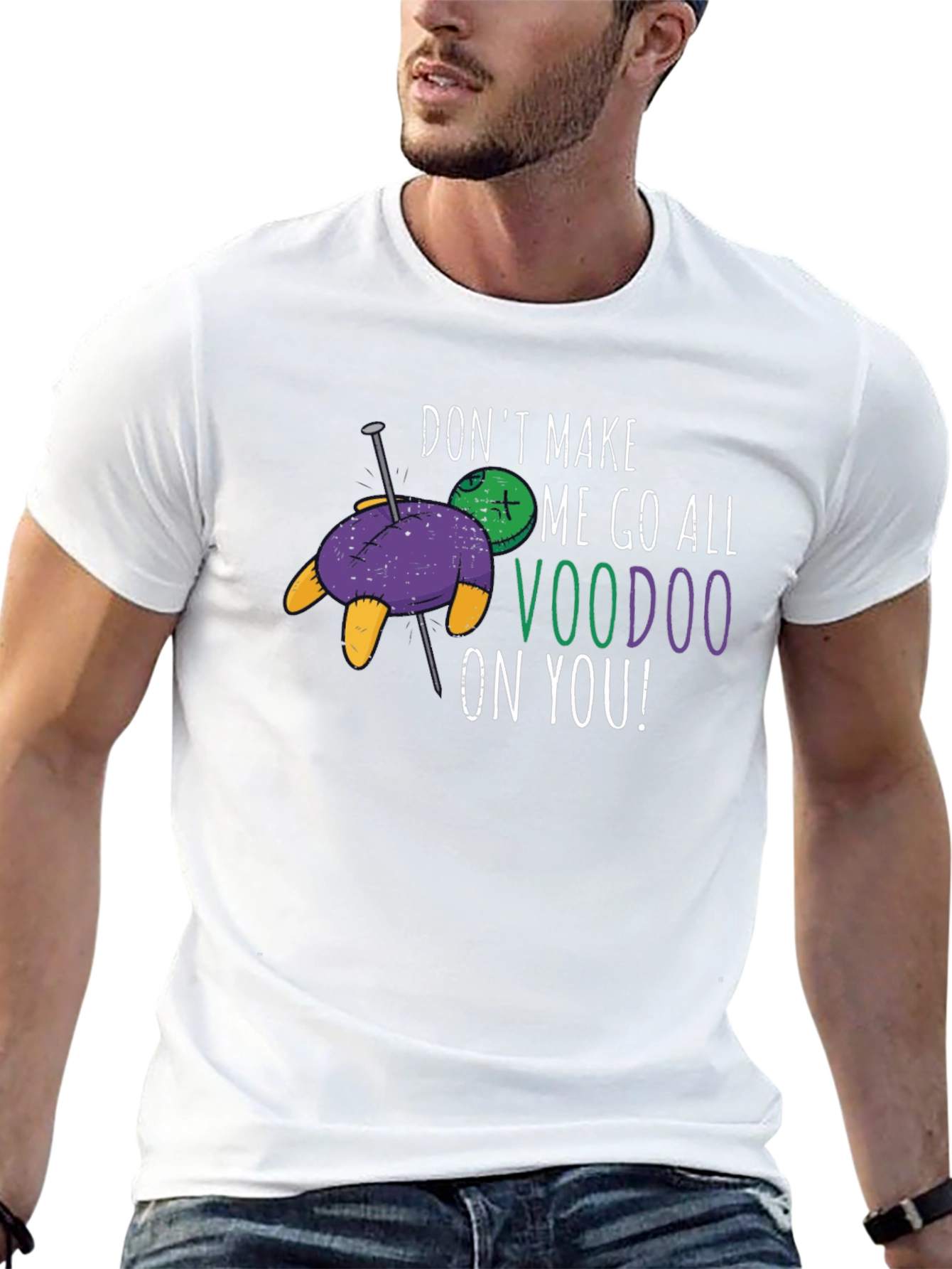 Voodoo Doll Novelty Graphic T-Shirt