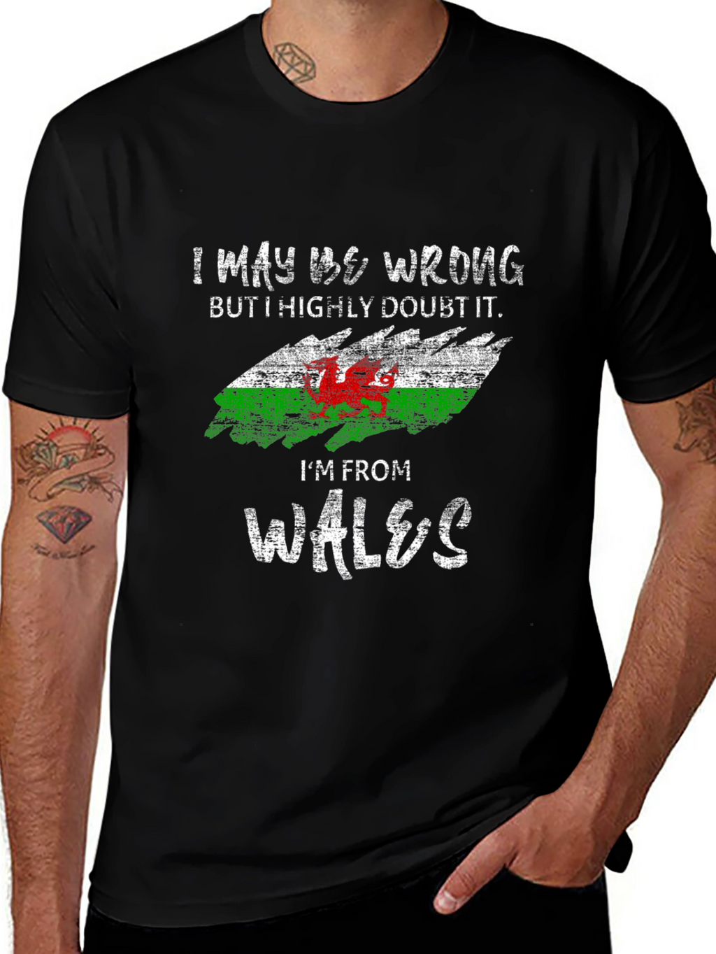 Welsh Pride T-Shirt - I May Be Wrong