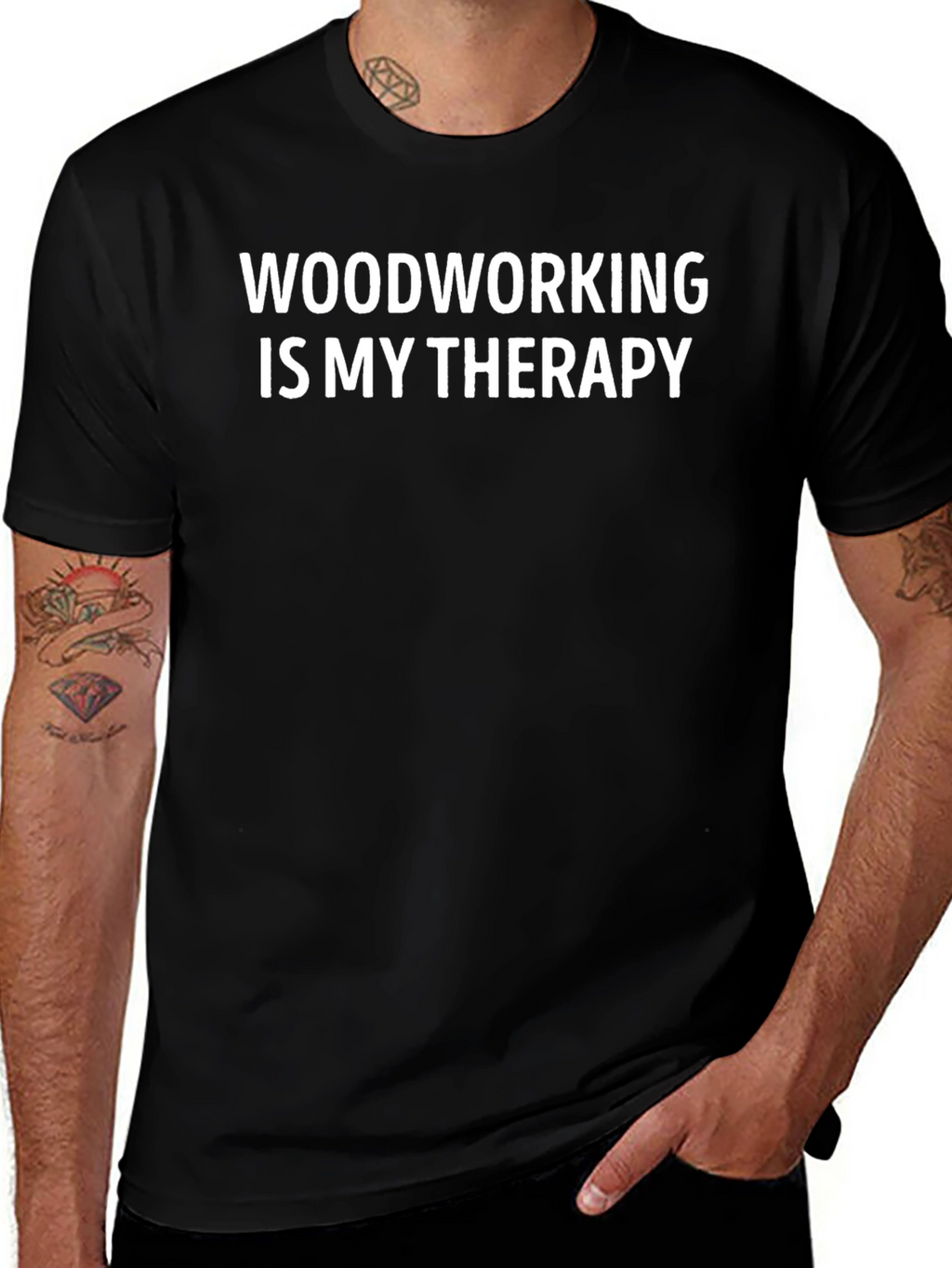 Woodworking is My Therapy T-Shirt