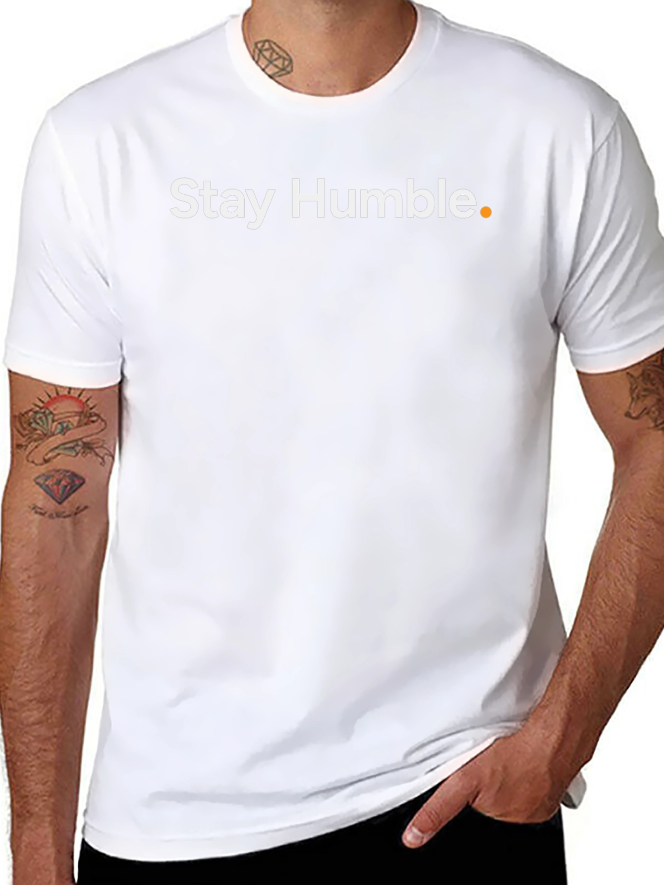 Stay Humble Black Graphic Tee