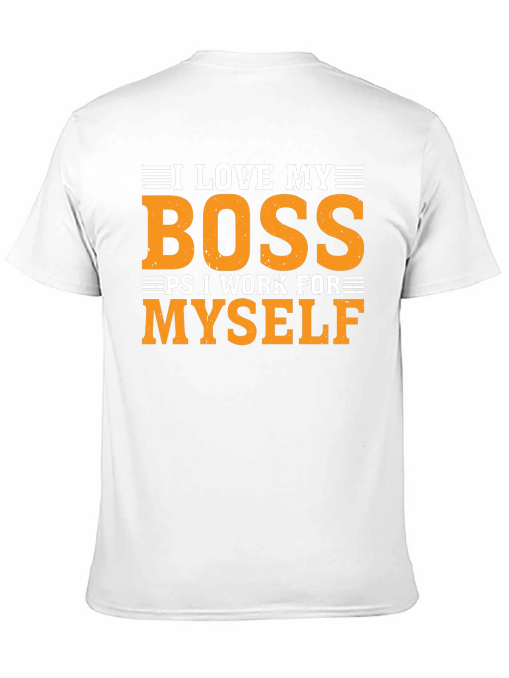 I Love My Boss Funny T-Shirt