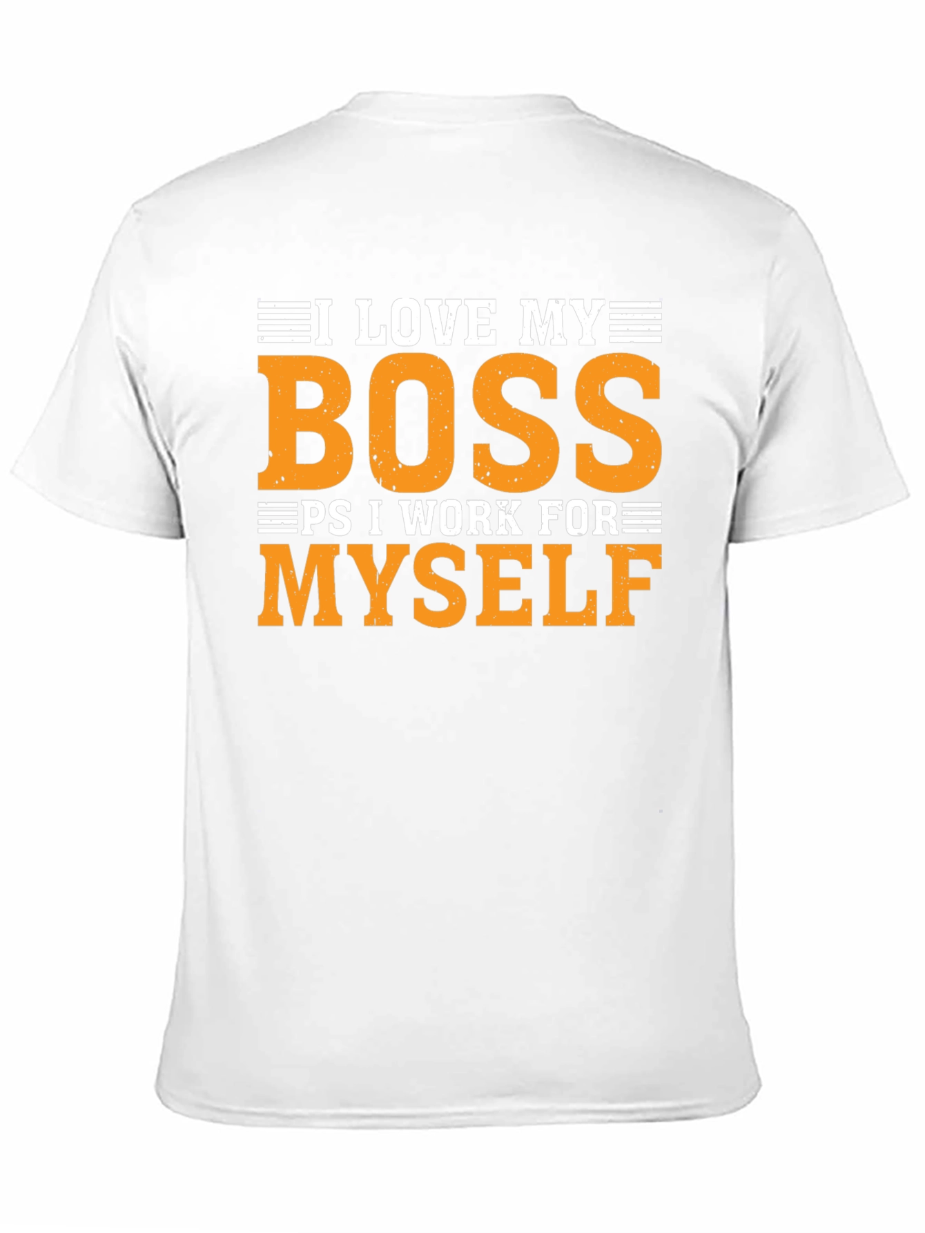 I Love My Boss Funny T-Shirt