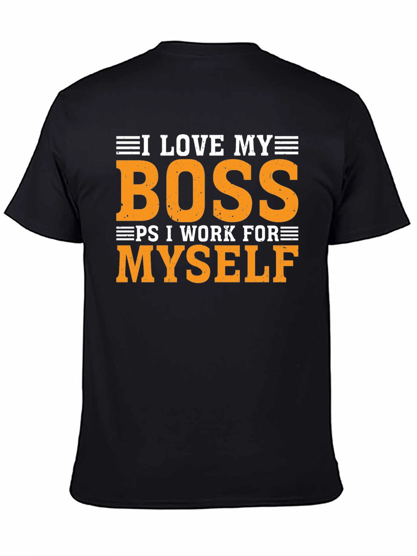 I Love My Boss Funny T-Shirt