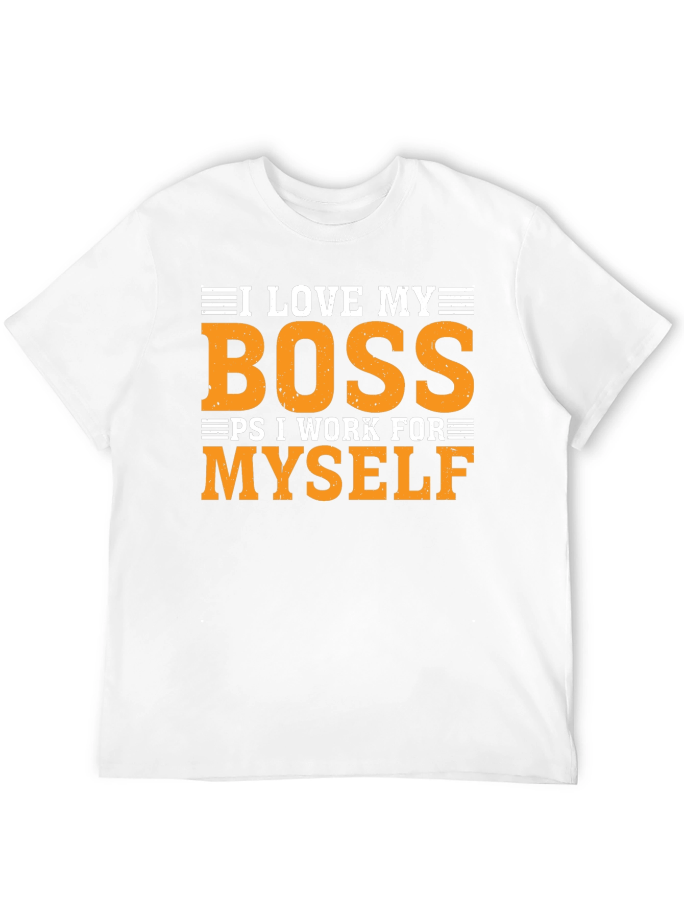 I Love My Boss Funny T-Shirt