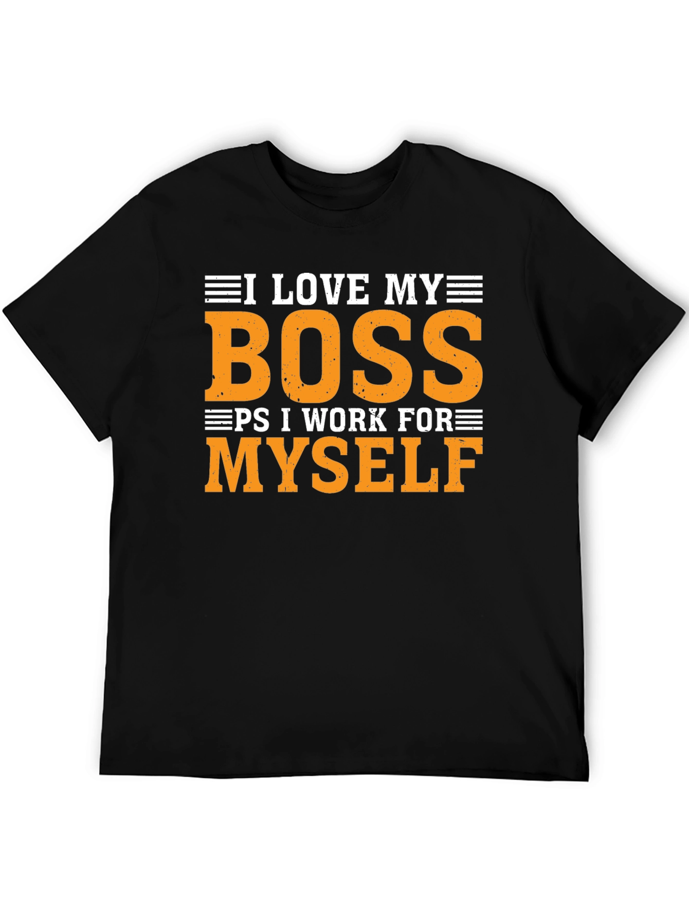 I Love My Boss Funny T-Shirt
