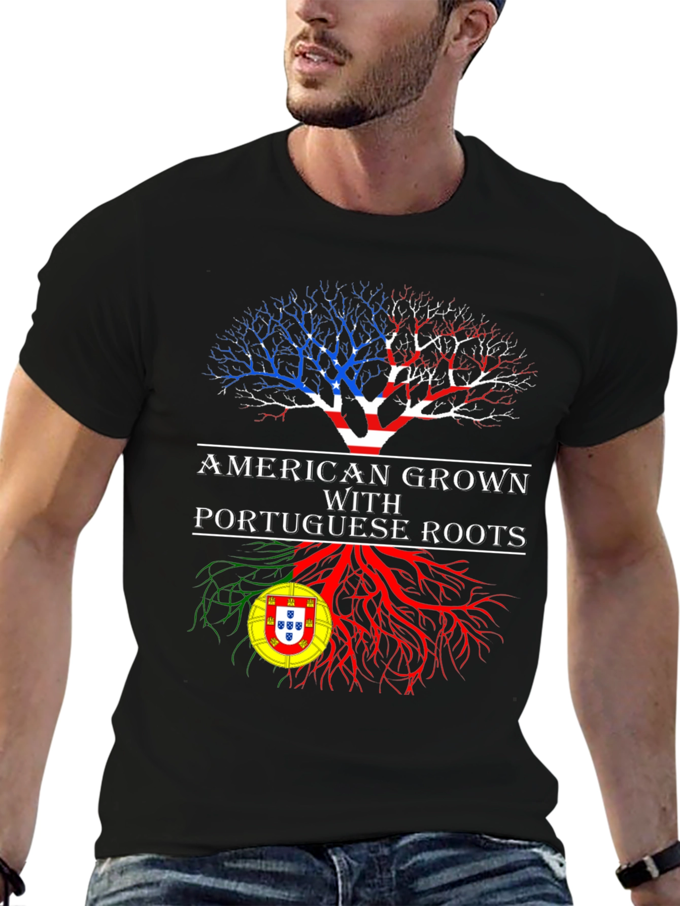 American Grown Portuguese Roots T-Shirt
