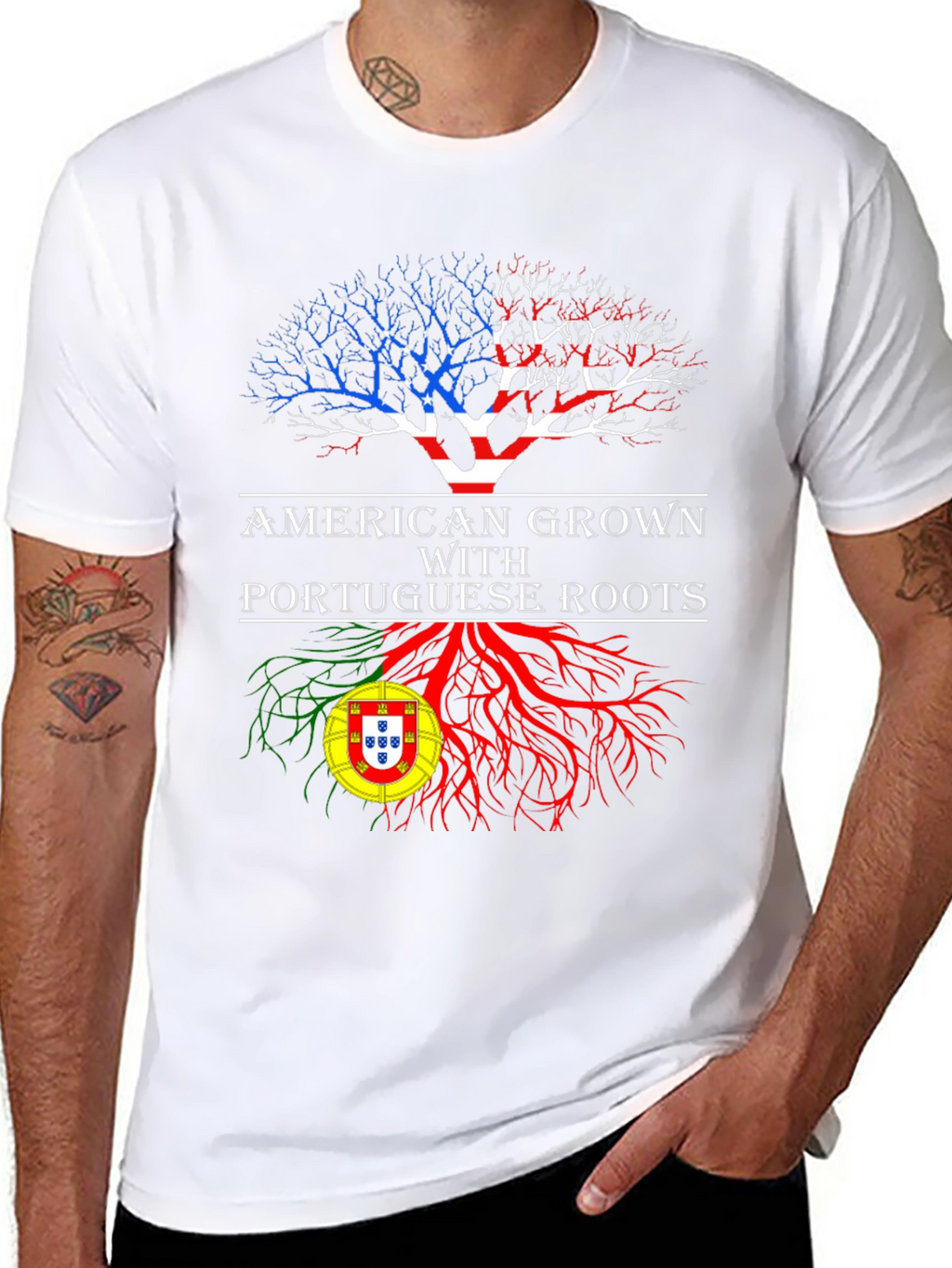 American Grown Portuguese Roots T-Shirt
