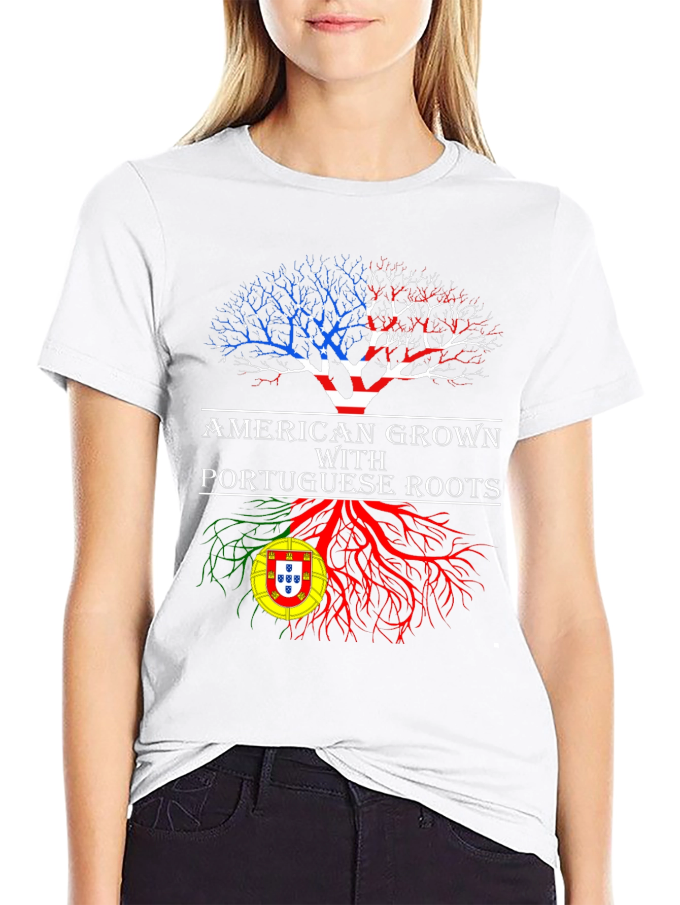 American Grown Portuguese Roots T-Shirt